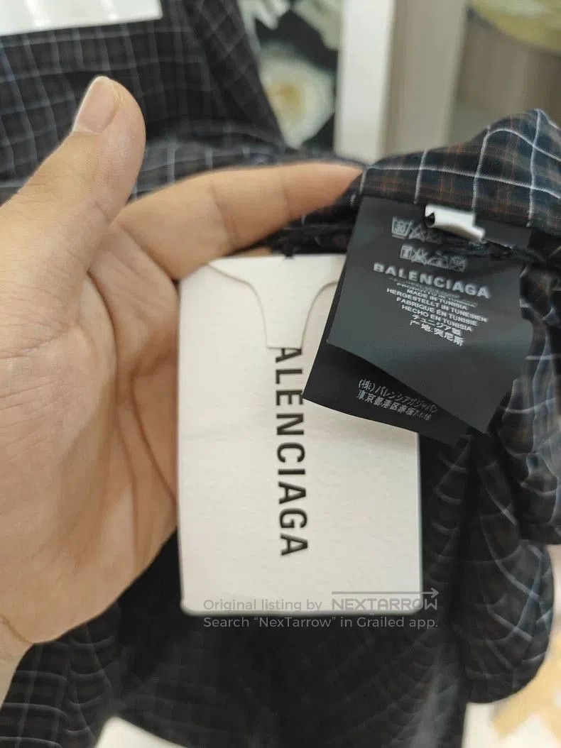 Balenciaga Balenciaga Embroidered Logo Shirt. Size US L / EU 52-54 / 3 - 5 Thumbnail