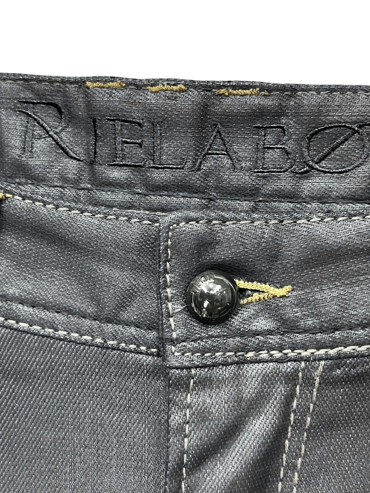 Nicole Club 🔥VERY RARE🔥RIELABO NCFM Waxed Cotton Pants Size 32" / US 10 / IT 46 - 11 Thumbnail