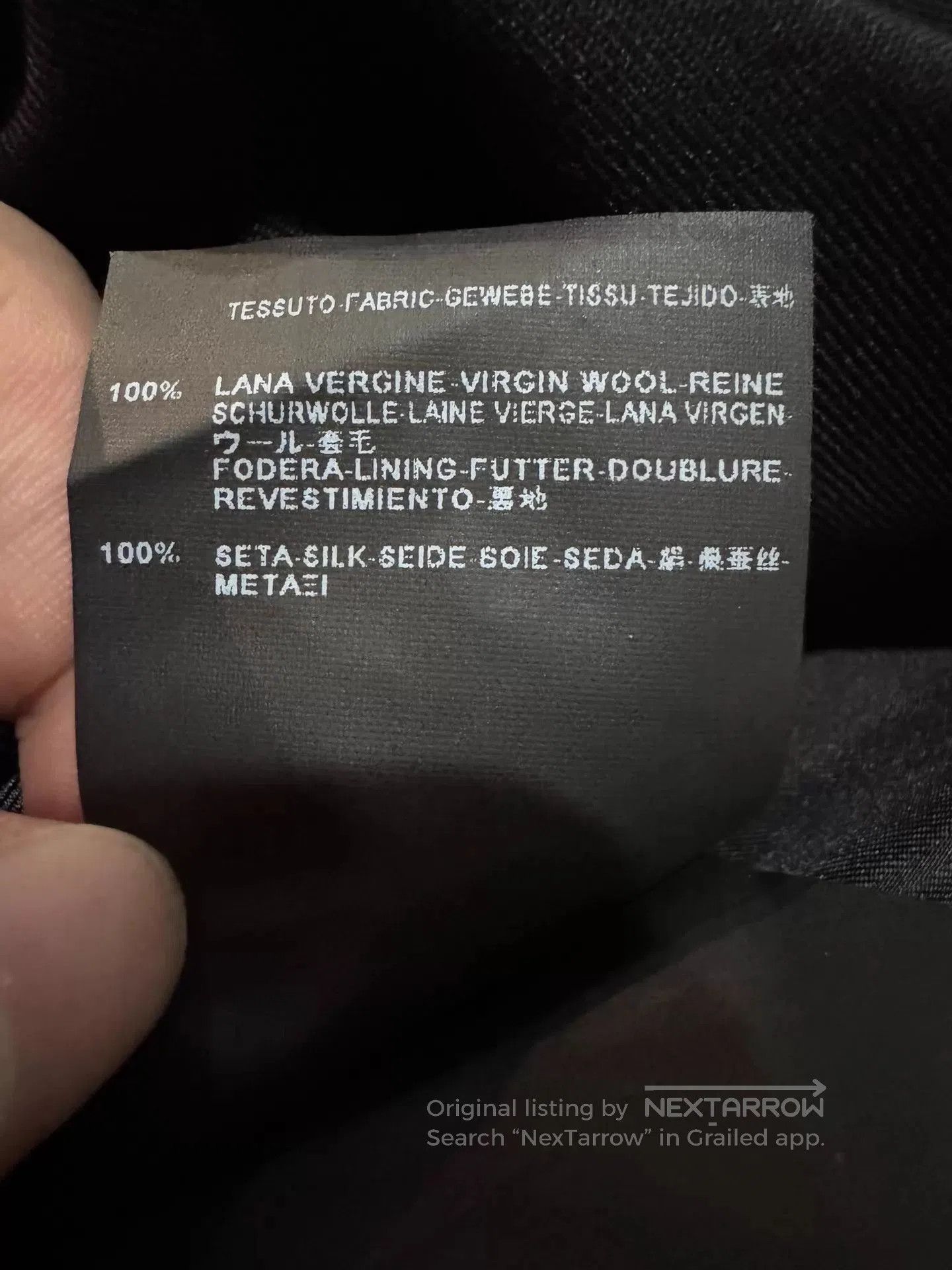 Saint Laurent Paris Black Single. Size US M / EU 48-50 / 2 - 8 Thumbnail