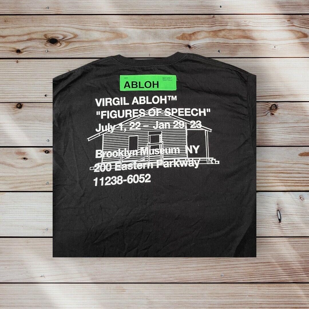 Virgil Abloh Gym Art Shirt Brooklyn FOS BKM Figure Of Speech