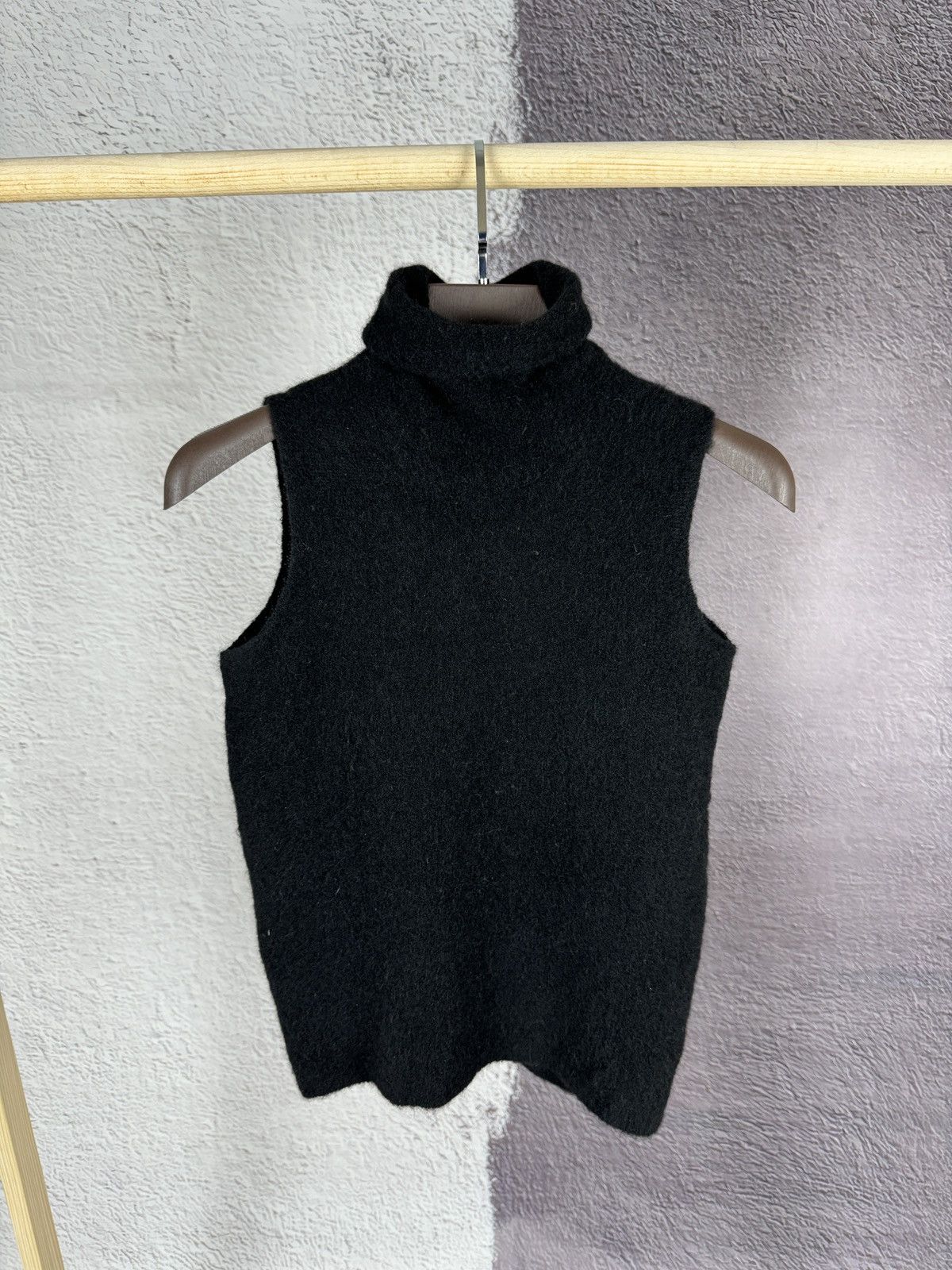 Roberto Collina Roberto Collina alpaca wool turtleneck sleeveless sweater Size S / US 4 / IT 40 - 1 Thumbnail
