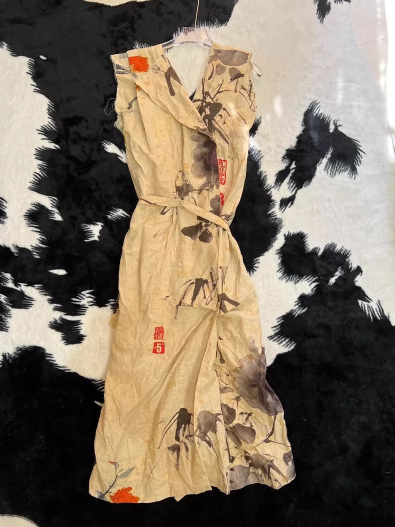 Vivienne Westwood Vivienne Westwood Chinese Character Linen Dress Size M / US 6-8 / IT 42-44 - 8 Thumbnail