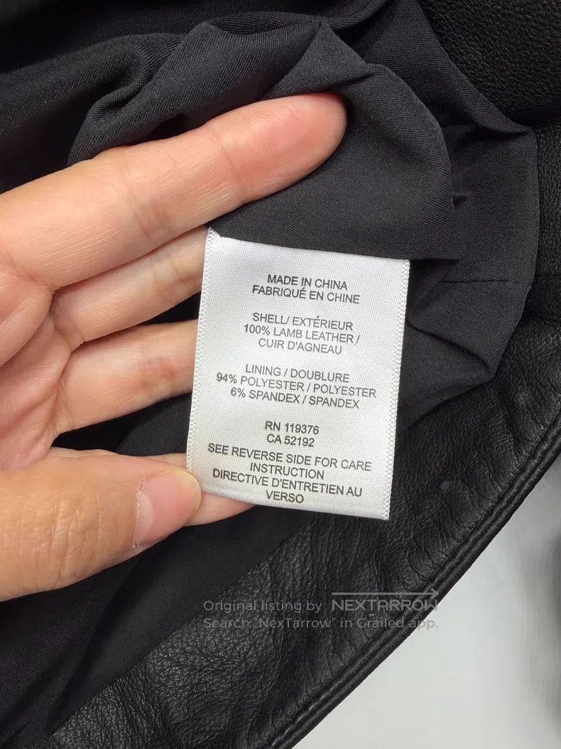 Helmut Lang Helmut Lang Dark deconstructed leather jacket Size L / US 10 / IT 46 - 5 Thumbnail