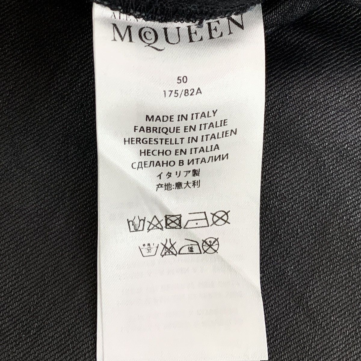 Alexander McQueen Alexander McQueen Black Washed Denim Casual Pants K26WX Size US 36 / EU 52 - 8 Thumbnail