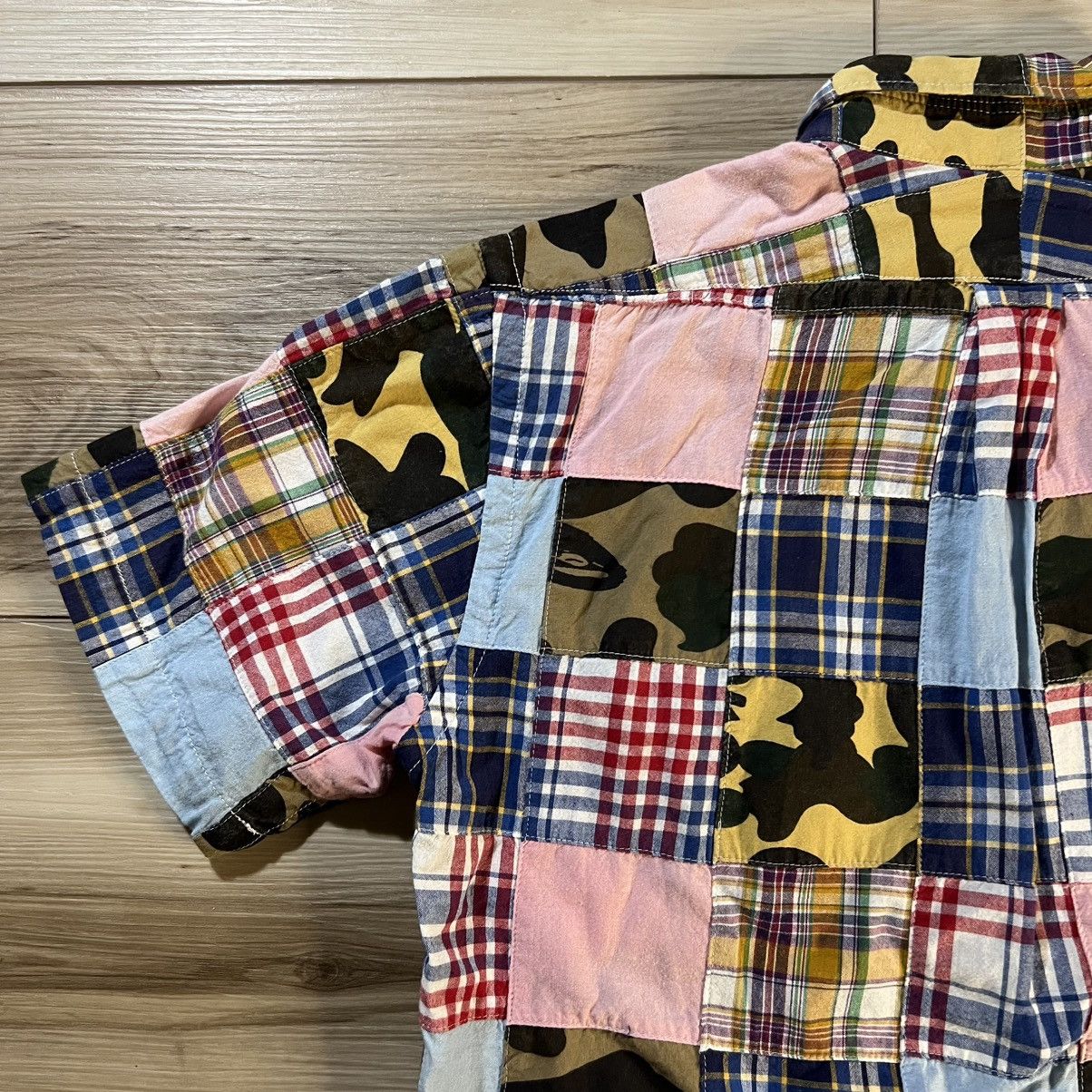 Bape BAPE Camo Patchwork Short Sleeve Button Down Shirt Size US M / EU 48-50 / 2 - 19 Thumbnail