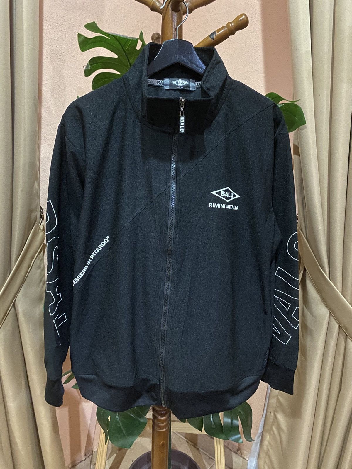 Other BALL Rimini Italia Black Polyester Track Jacket Size US L / EU 52-54 / 3 - 1 Thumbnail