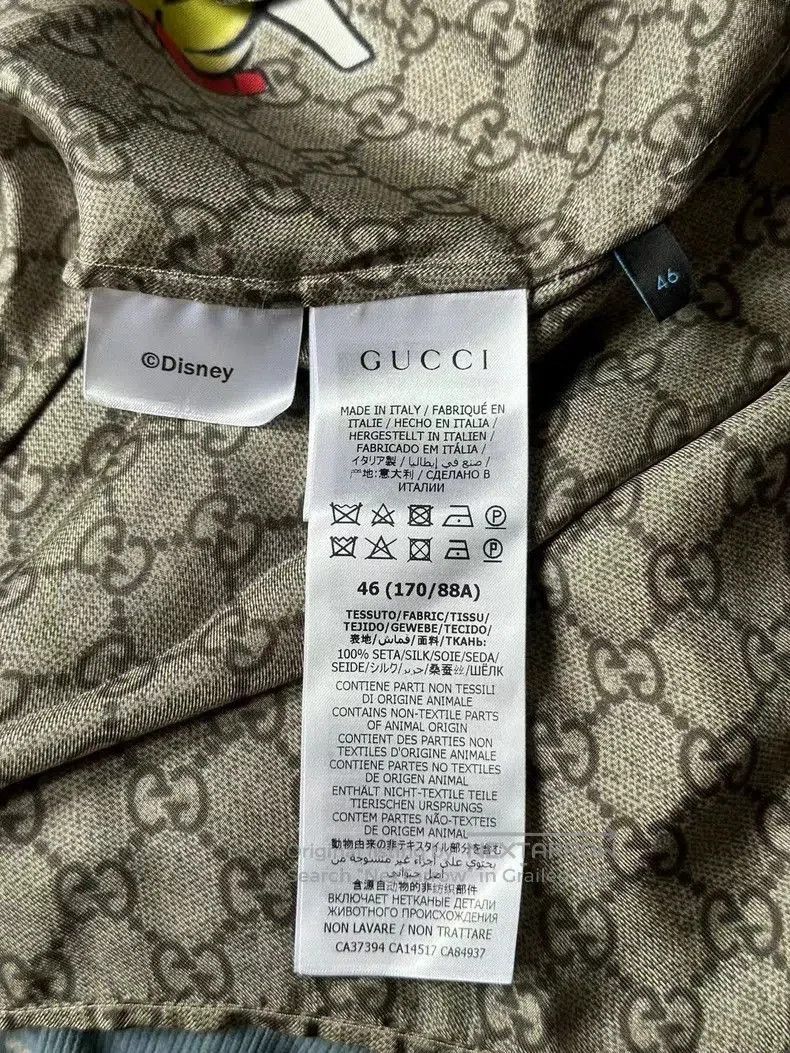 Gucci Gucci Donald Duck Print Short Sleeve Shirt. Size US XL / EU 56 / 4 - 4 Thumbnail