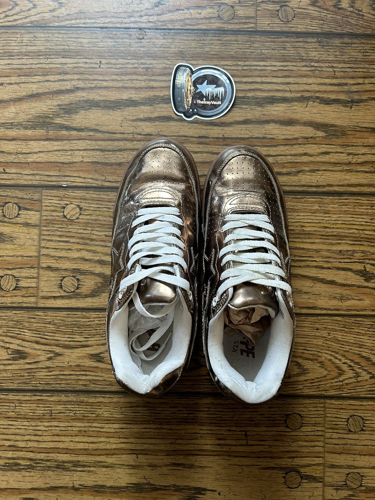 Bape Bape Gold Roadstas Size US 9.5 / EU 42-43 - 4 Thumbnail