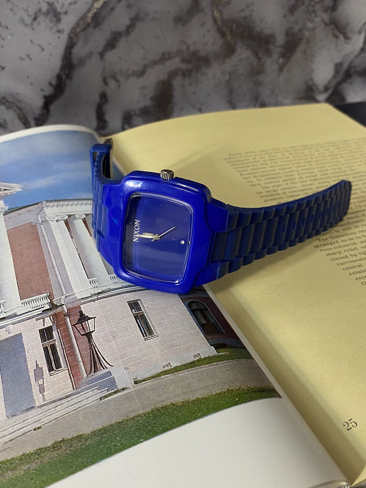 Jewelry Vintage Nixon Time Teller P Blue Watch Size ONE SIZE - 10 Thumbnail