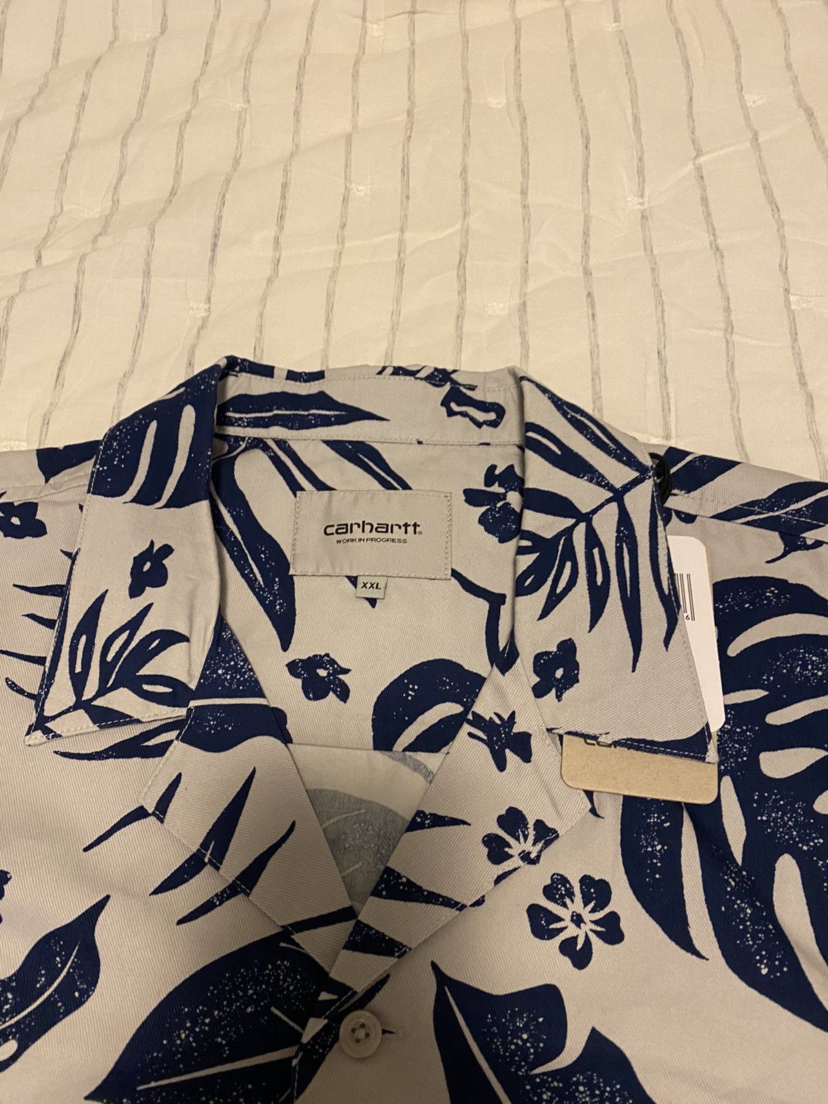 Carhartt Wip Carhartt WIP S/S Woodblock Print Shirt NWT Size US XXL / EU 58 / 5 - 7 Thumbnail