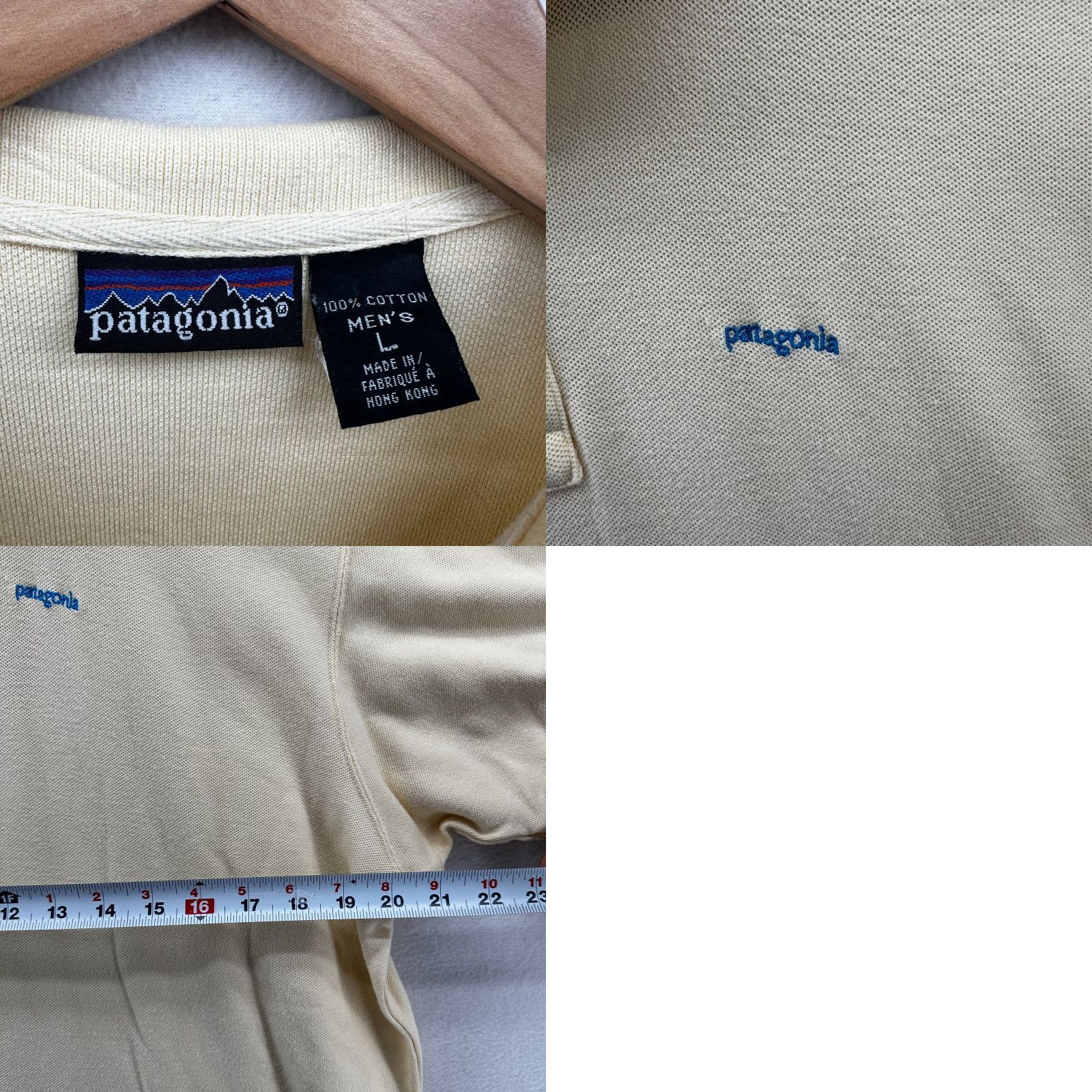 Patagonia Patagonia Polo Shirt Yellow Mens Large Golf Cotton Short Sleeve Collared Polo Casual Classic Button Easy Care Size US L / EU 52-54 / 3 - 8 Thumbnail