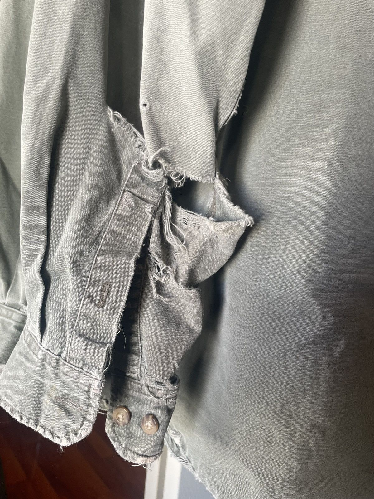 Carhartt Vintage Thrashed Carhartt button up Size US XL / EU 56 / 4 - 5 Thumbnail