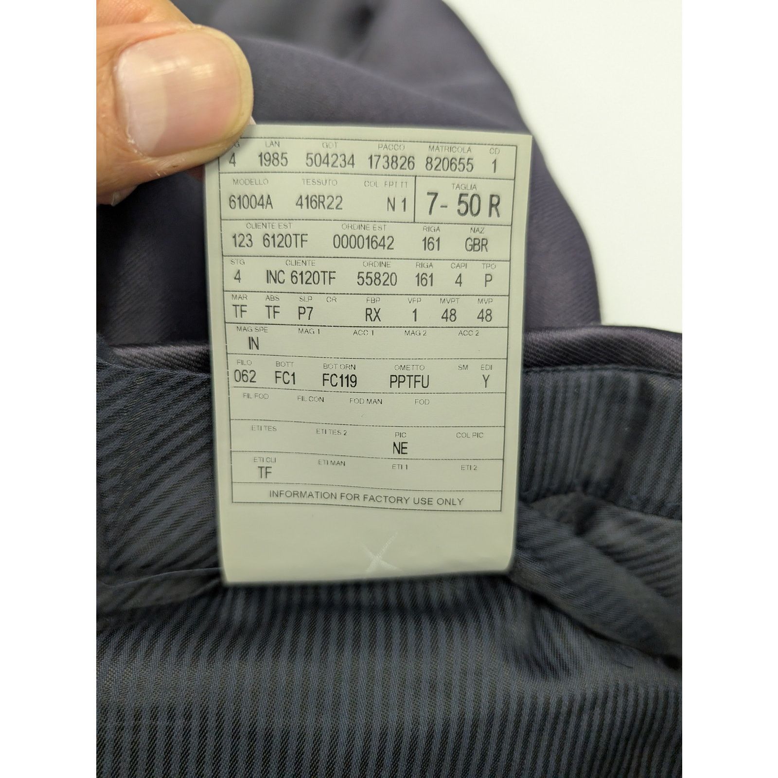 Tom Ford o1rshd1 Casual Pants in Dark Purple/Black Size US 34 / EU 50 - 12 Thumbnail