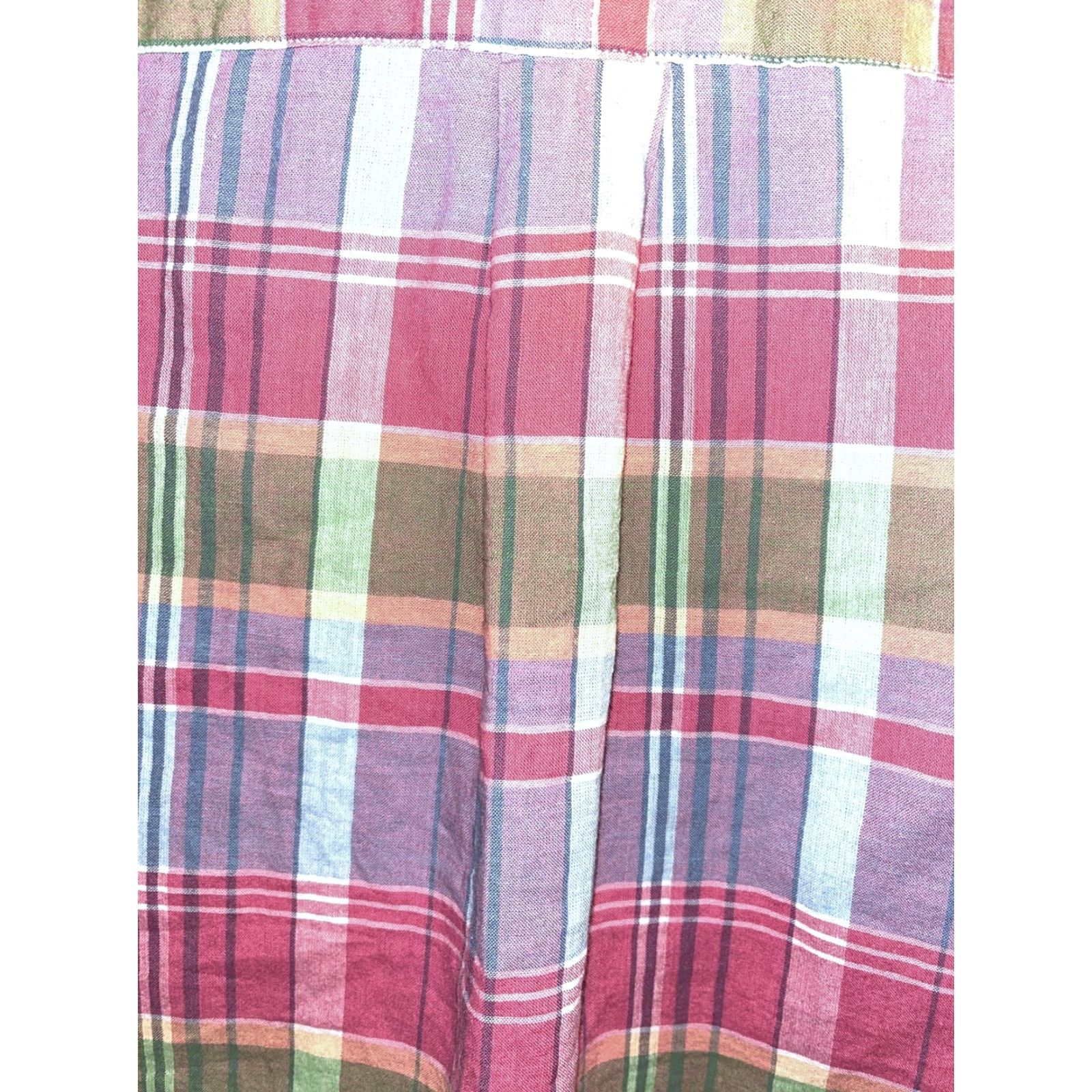 Ralph Lauren VINTAGE Ralph Lauren Men Large Short Sleeve Cotton Plaid Button-Down Shirt All Seasons Casual Workwear Size US L / EU 52-54 / 3 - 5 Thumbnail