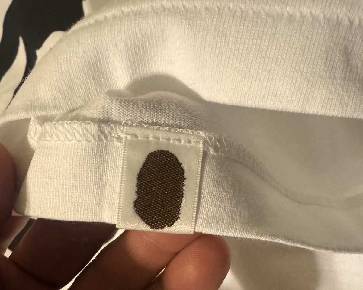 Bape BAPE White Stencil Circle Ape Face Tee Size US L / EU 52-54 / 3 - 8 Thumbnail