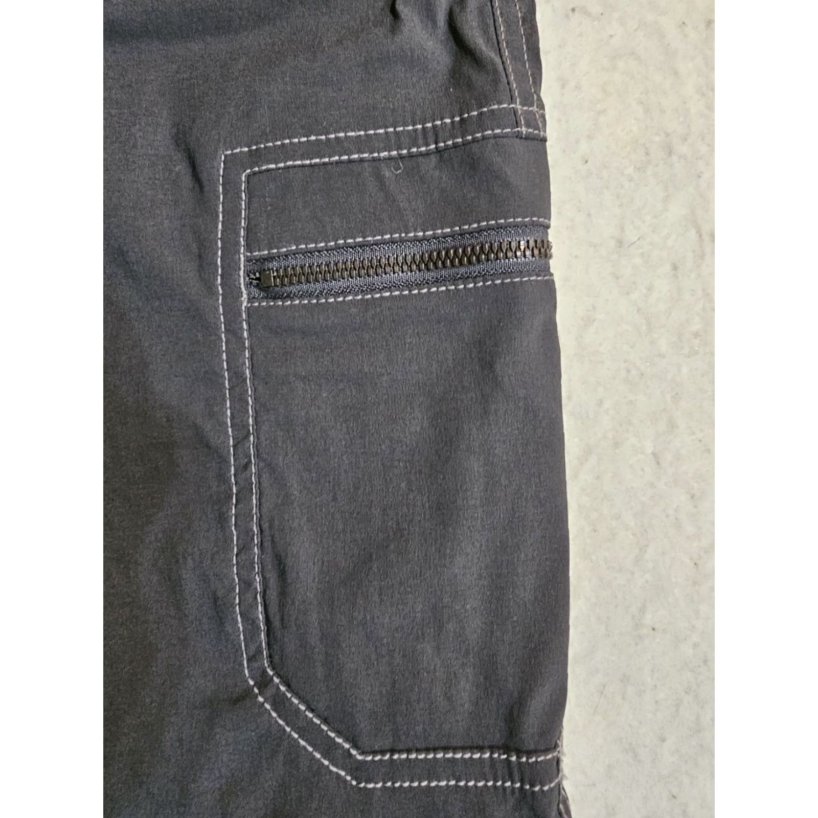 Vintage Kuhl Convertible Hiking Pants Womens Size 8 Reg 32 Inseam Gray RipStop Outdoor Cargo Size 30" / US 8 / IT 44 - 4 Thumbnail