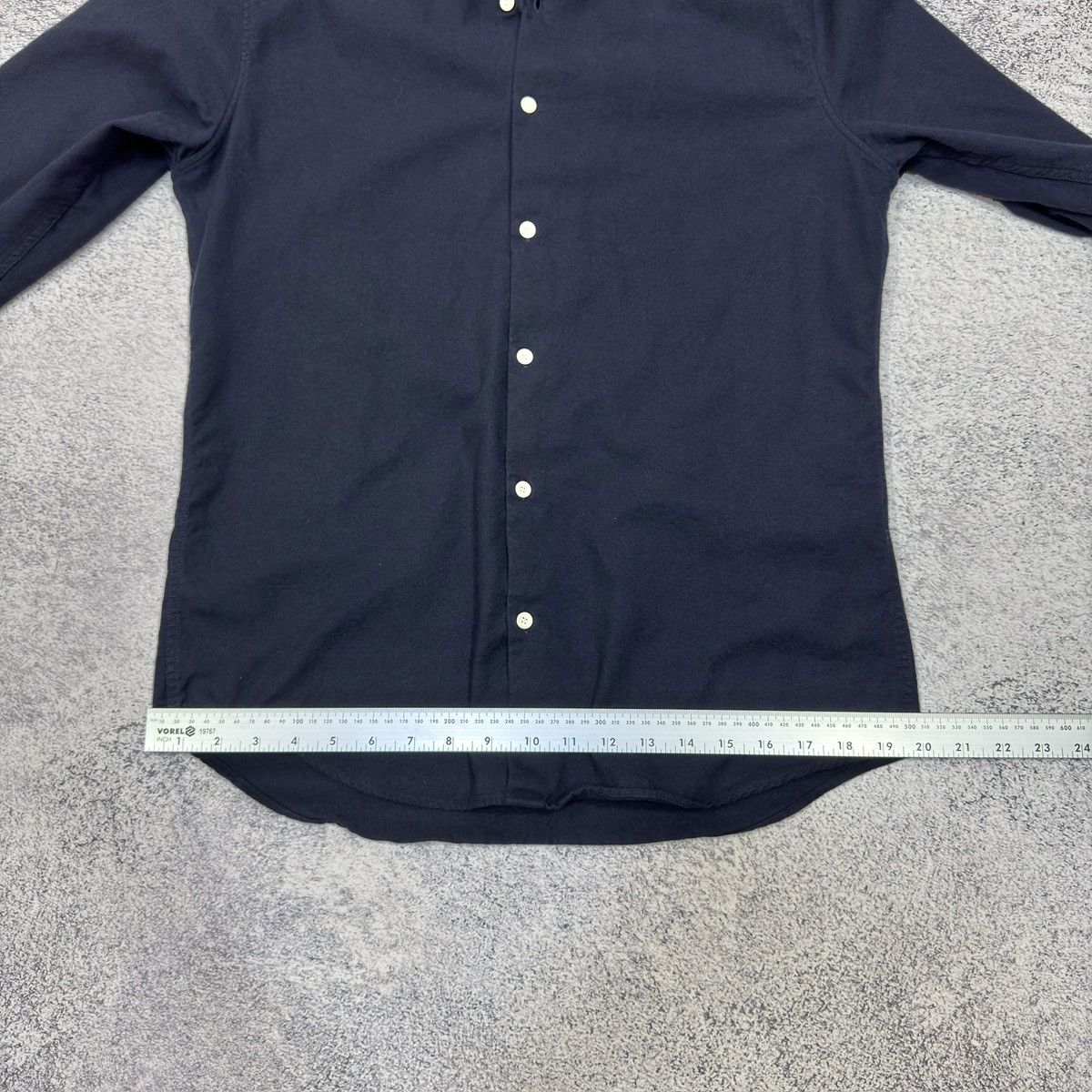 Sandro Sandro Paris Navy Blue Cotton Shirt L size Size US L / EU 52-54 / 3 - 10 Thumbnail