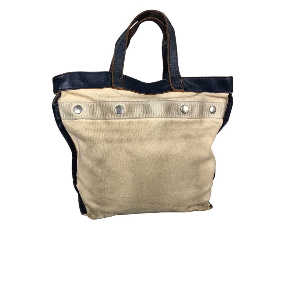 Japanese Brand × Porter × Vintage 📌Vintage Porter Made in Japan Tote Bag Duck Canvas Size ONE SIZE - 6 Thumbnail