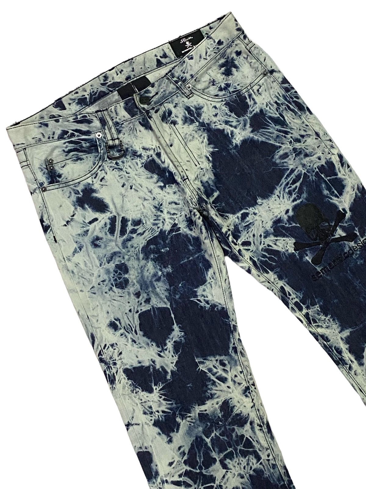 Japanese Brand × Roen × semanticdesign 2009 Roen X Semantic Design Acid Wash Denim Pants Size US 33 - 18 Thumbnail