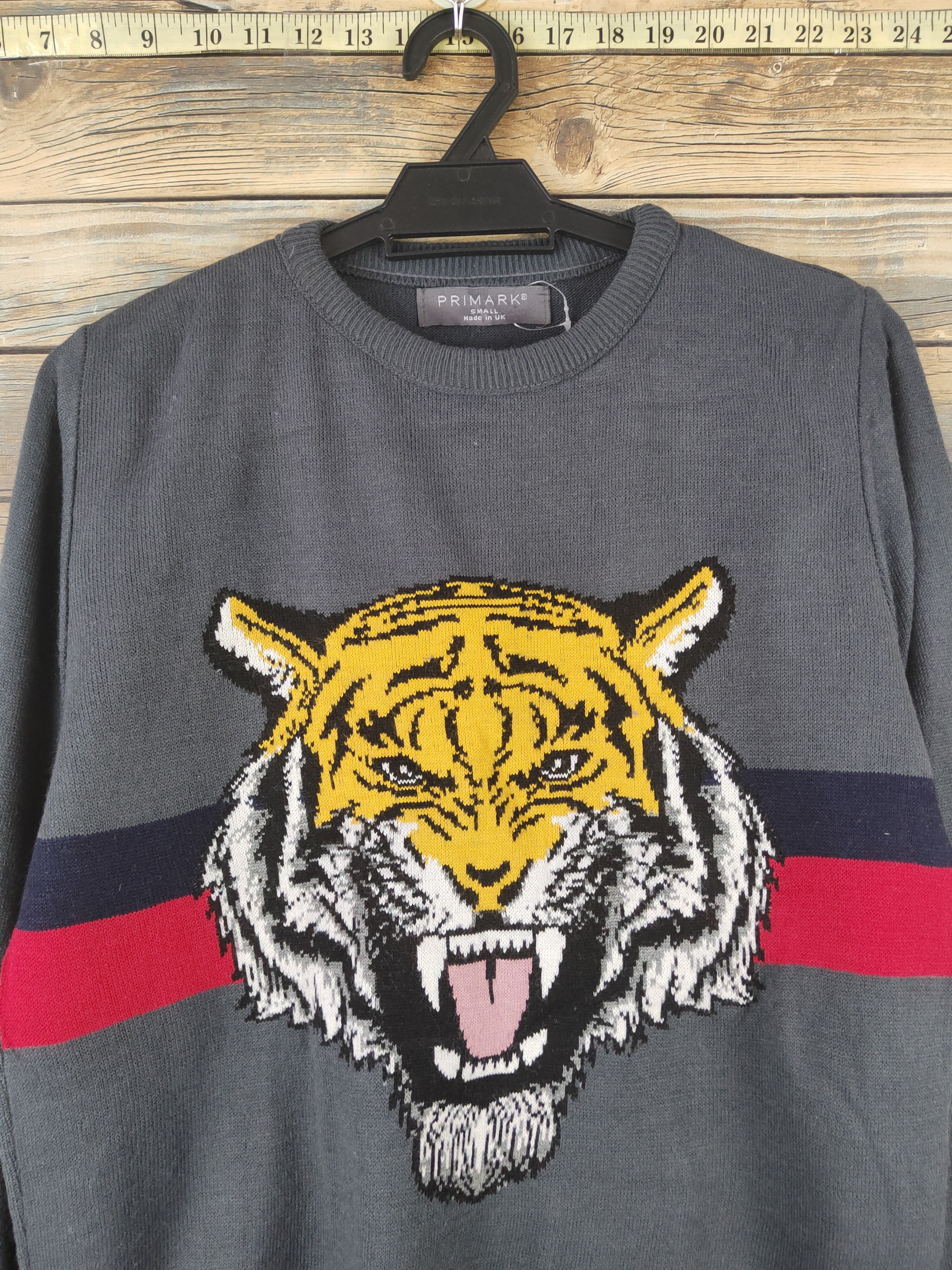 Primark DL Primark Tiger Dark Gray Knitwear Sweatshirts #46-200T Size US S / EU 44-46 / 1 - 2 Thumbnail