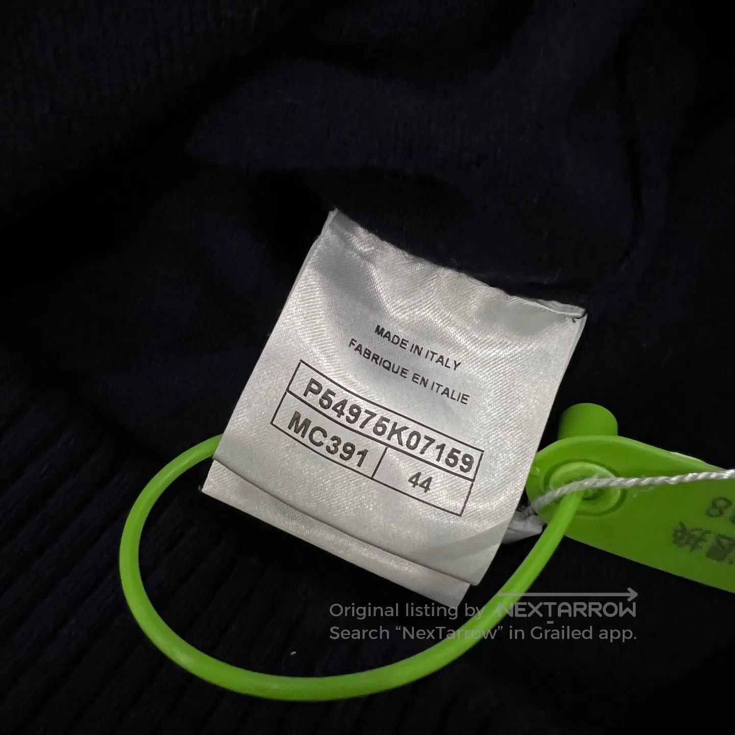Chanel Chanel size 44 Bluish-black knitted zipper jacket| Size XL / US 12-14 / IT 48-50 - 6 Thumbnail