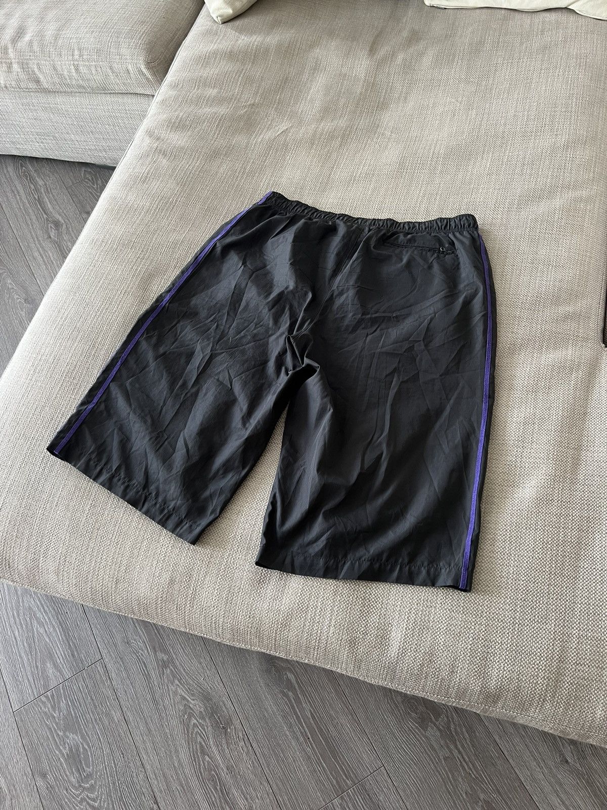 Nike × Vintage Vintage💥 Baggy Nike Nylon Shorts Y2K Size US 34 / EU 50 - 6 Thumbnail