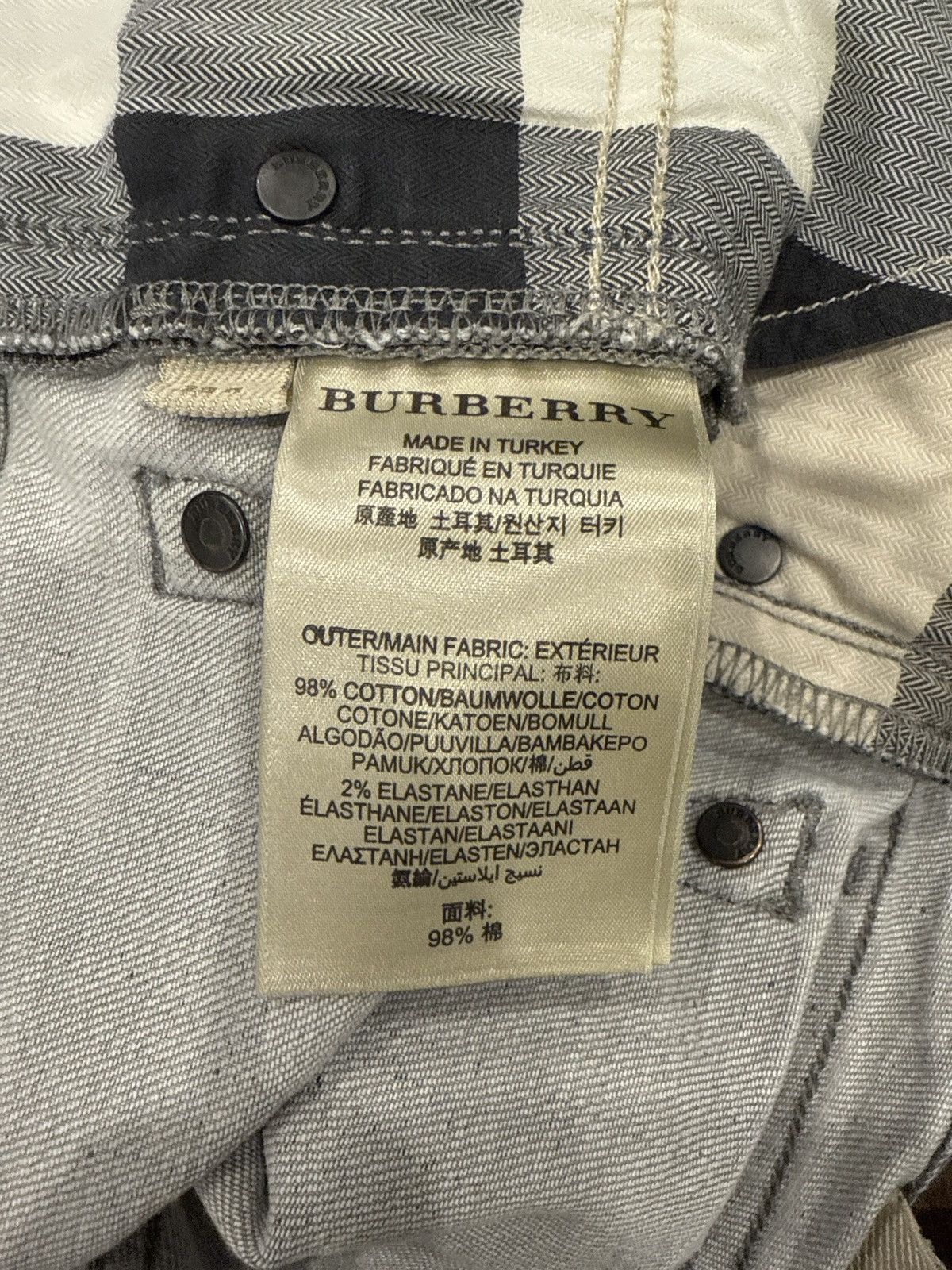 Burberry × Vintage ⚡️Burberry Brit Steadman Jeans Size 29" - 7 Thumbnail