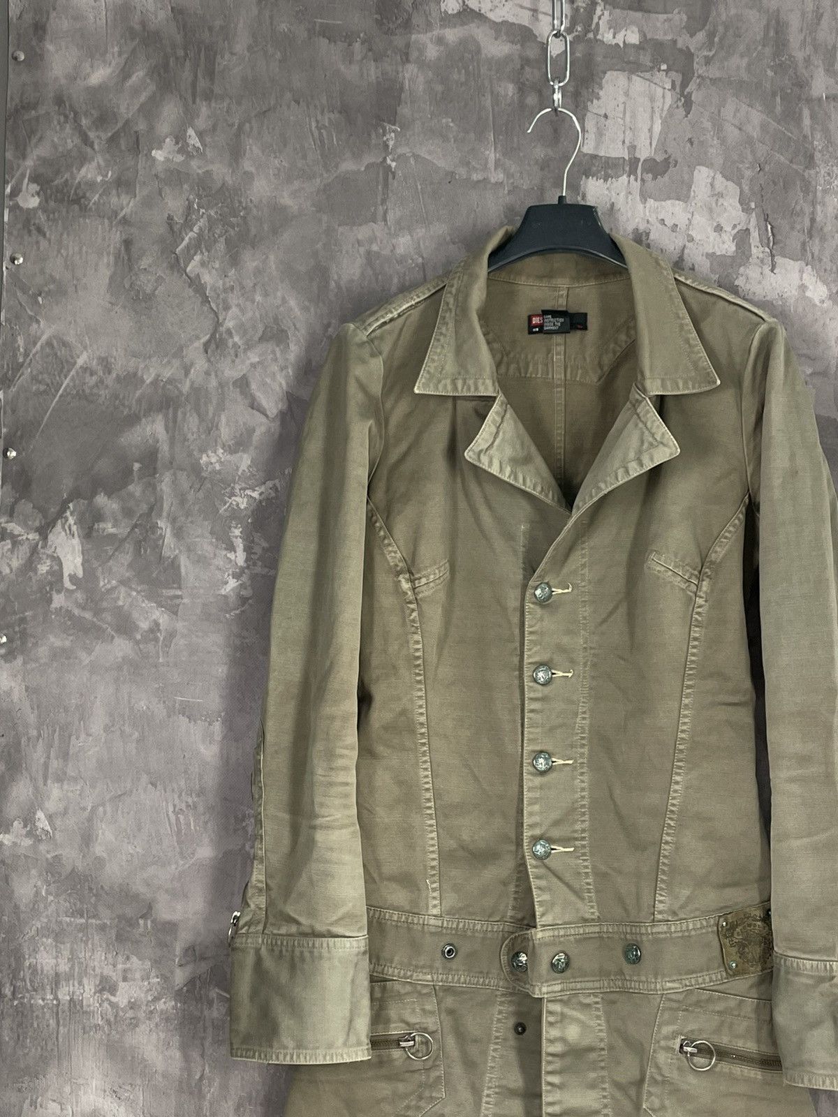 Diesel Vintage Avant Garde Japanese Style Diesel Bondage Jacket Size S / US 4 / IT 40 - 3 Thumbnail