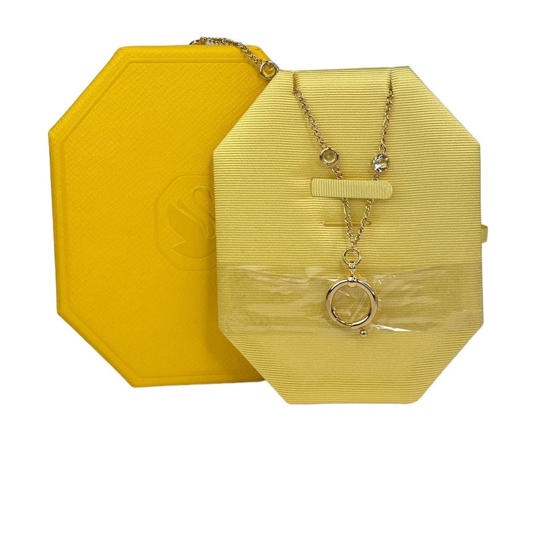 Swarovski Swarovski Curiosa ring holder necklace Gold tone Size ONE SIZE - 4 Thumbnail