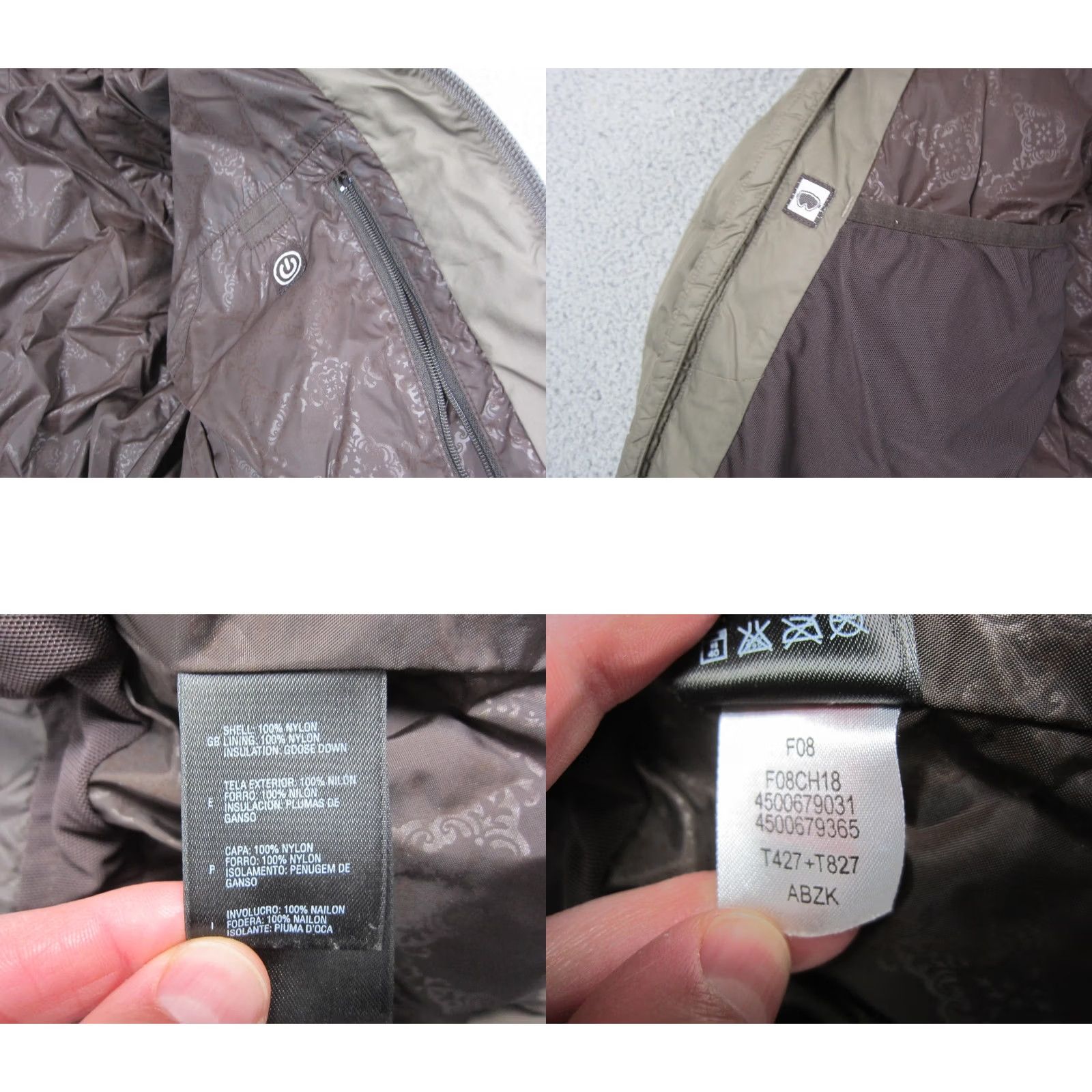 The North Face The North Face Jacket Womens M Green 600 Goose Down Puffer Hooded Outdoor Full Zip Pockets Solid Windproof Fall Winter Spring Regular Down Womens Size M / US 6-8 / IT 42-44 - 8 Thumbnail
