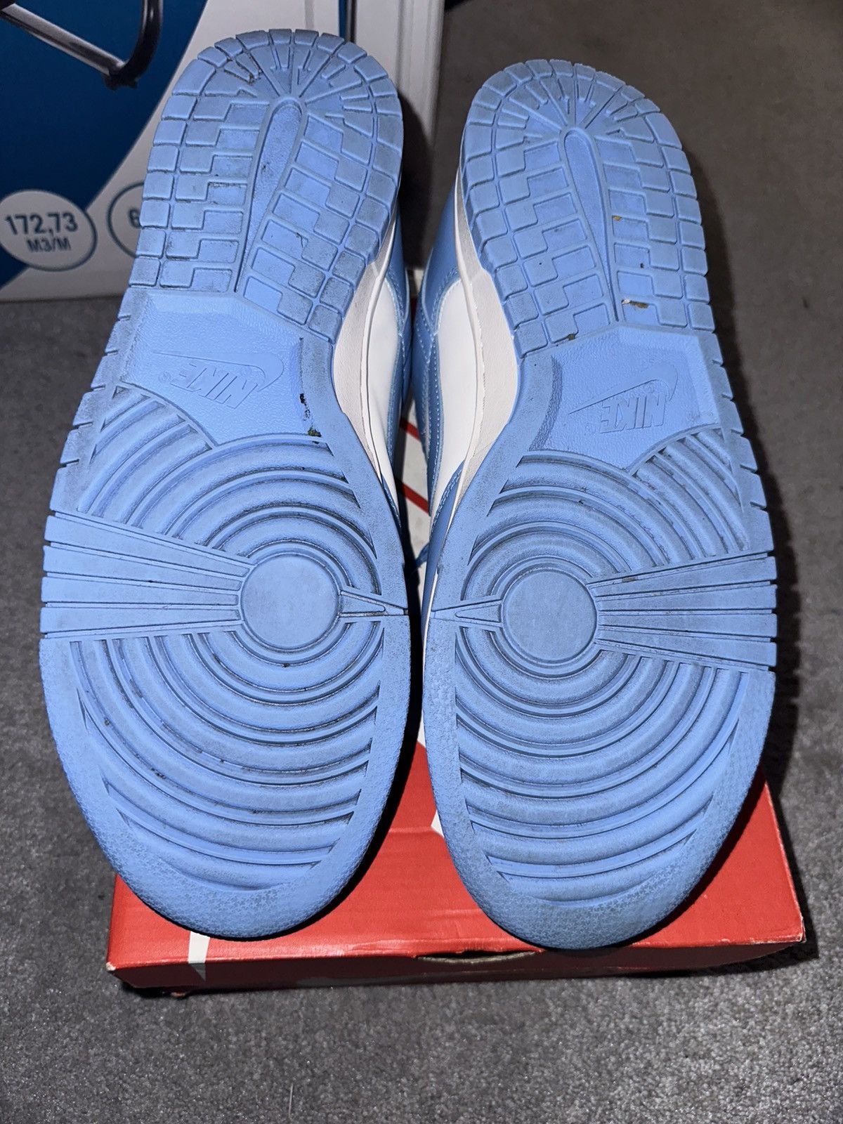 Nike Nike Dunk low UNC Size US 11.5 / EU 44-45 - 6 Thumbnail