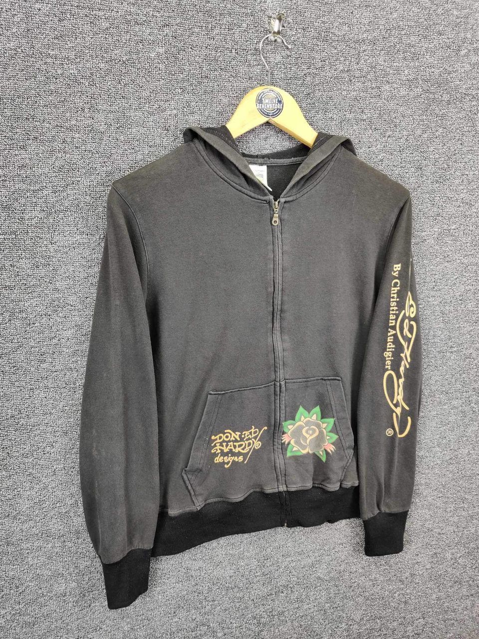 Ed Hardy Vintage Ed Hardy Christian Audigier Zipper Hoodie Size US XL / EU 56 / 4 - 10 Thumbnail