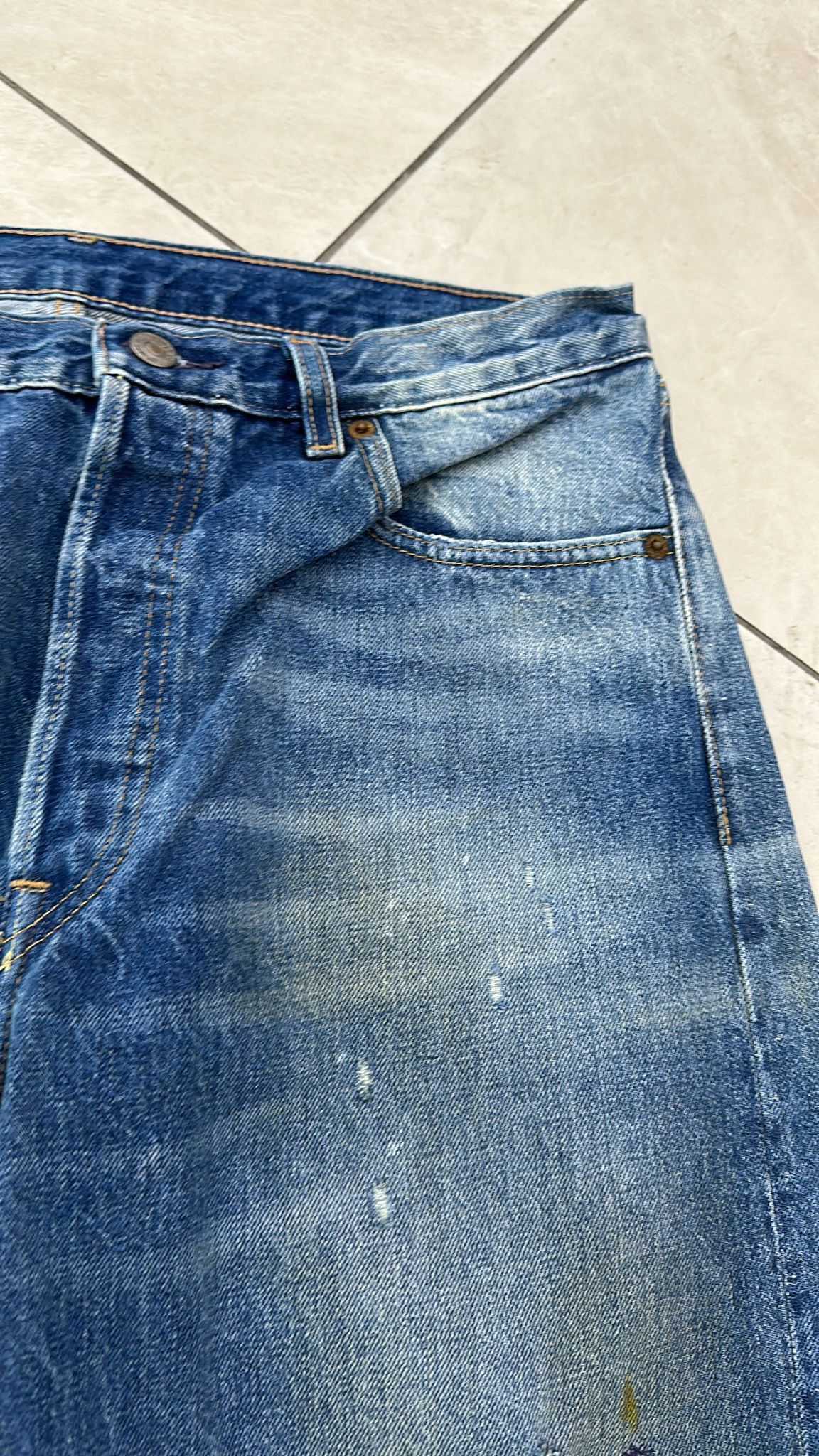 Levi's Vintage Clothing Levis Unreleased LVC 501 1966 Selvedge Jeans W33/L32 Size US 33 - 9 Thumbnail