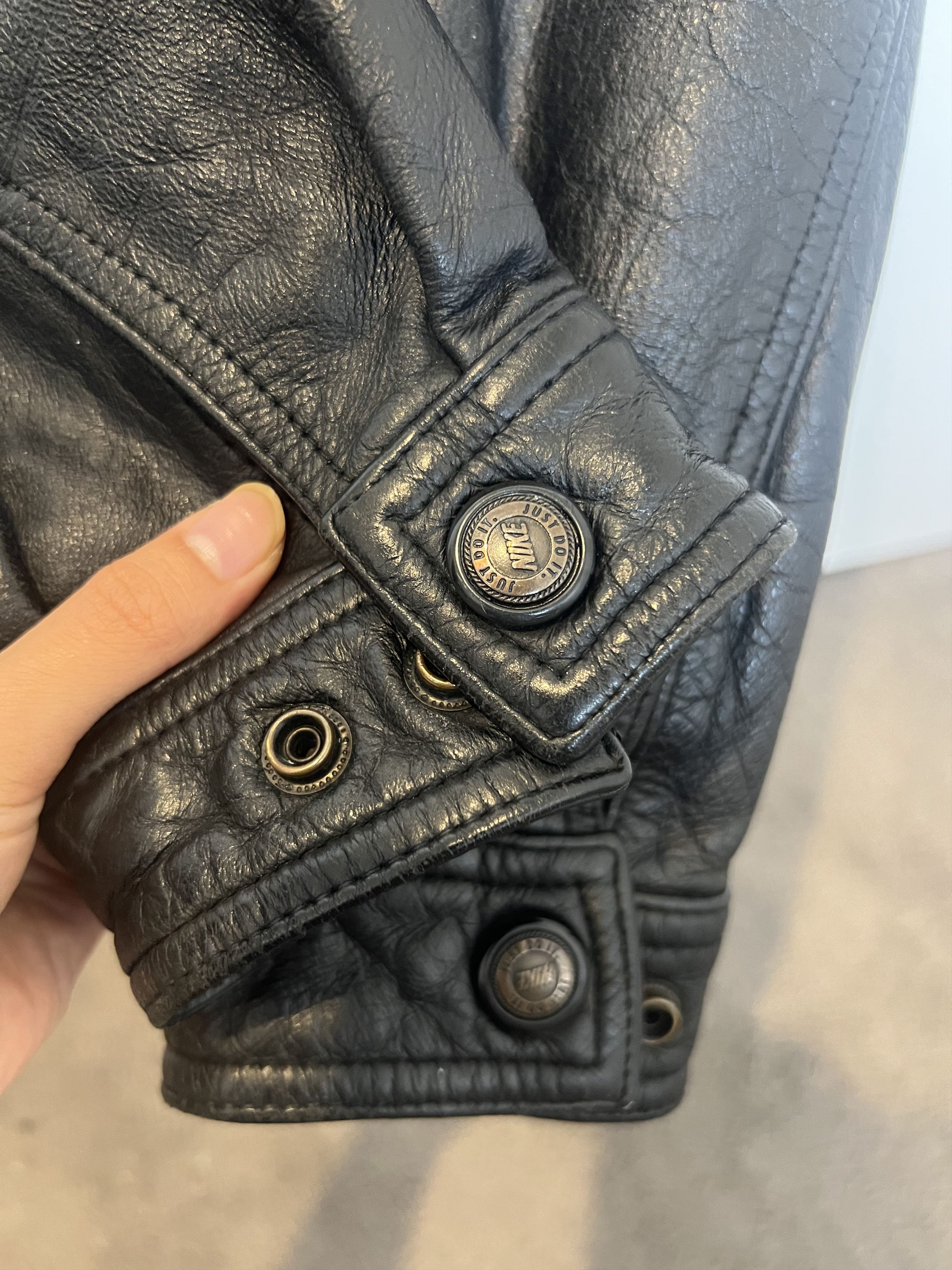 Nike 90s Nike 20thAnniversaryBasketball Leather jacket LimitedEd. Size US L / EU 52-54 / 3 - 7 Thumbnail
