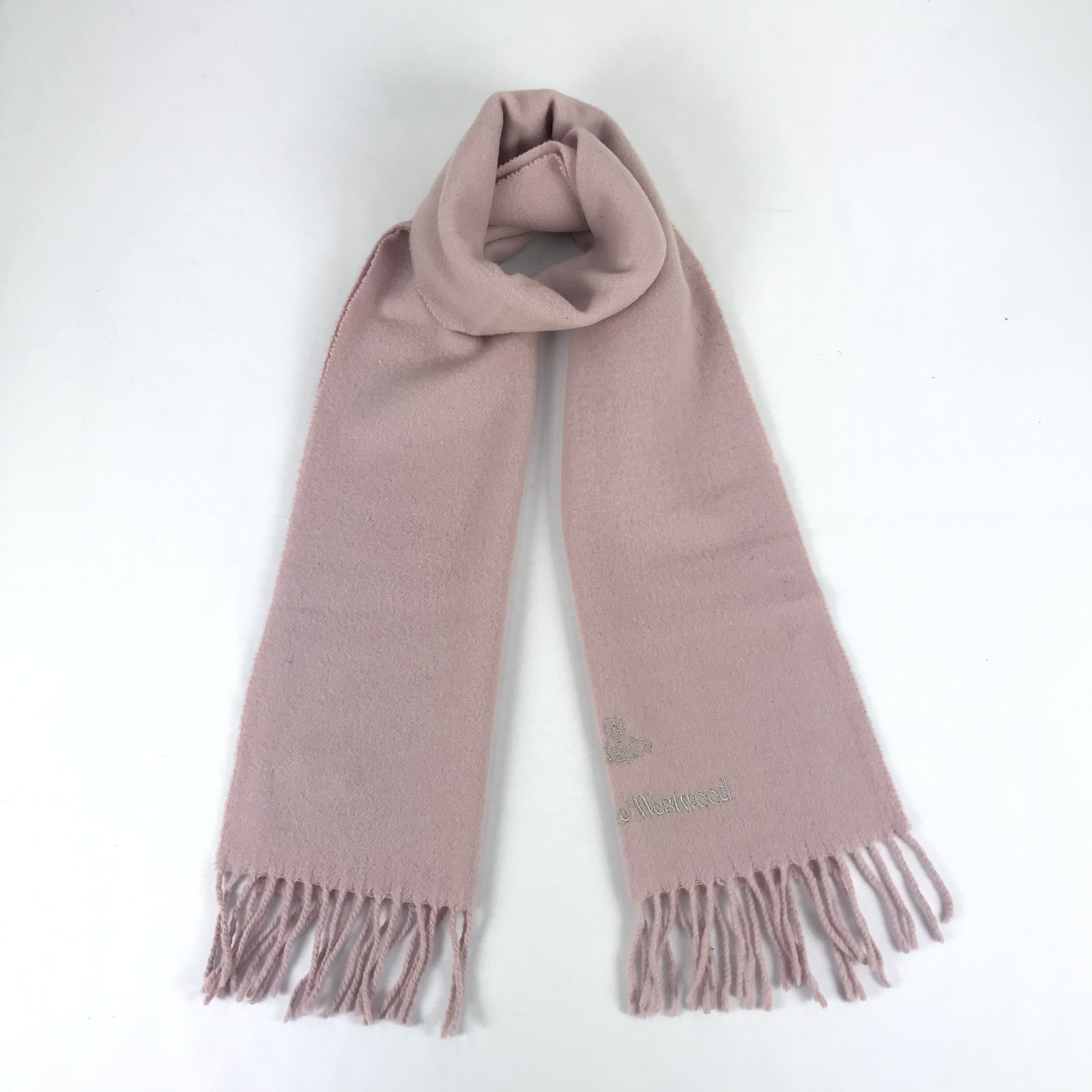 Vintage × Vivienne Westwood Vintage Vivienne Westwood Scarf Muffler Orbs Wool Scarves Size ONE SIZE - 1 Thumbnail