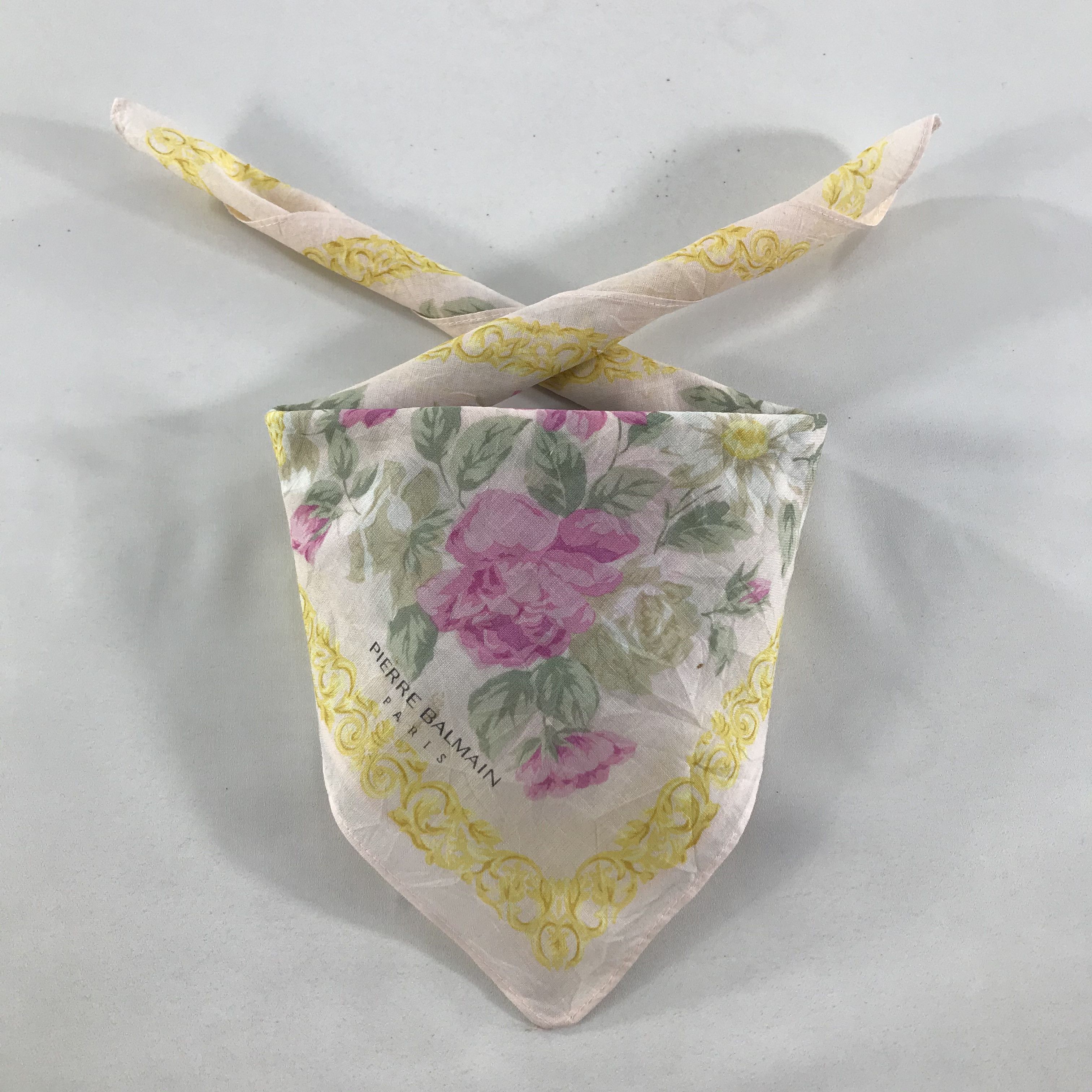 Pierre Balmain × Vintage Pierre Balmain Bandana / Handkerchief / Neckerchief - S1333 Size ONE SIZE - 3 Thumbnail