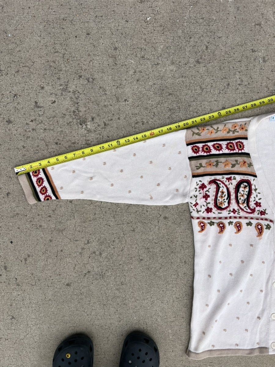 Izod Vintage 80s white cardigan Size US S / EU 44-46 / 1 - 5 Thumbnail