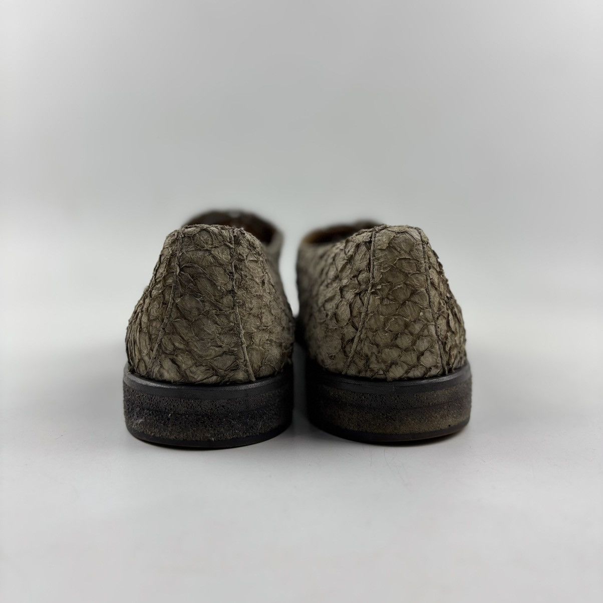 Giorgio Armani Giorgo Armani Pirarucu Oxford Shoes Size US 7 / EU 40 - 3 Thumbnail