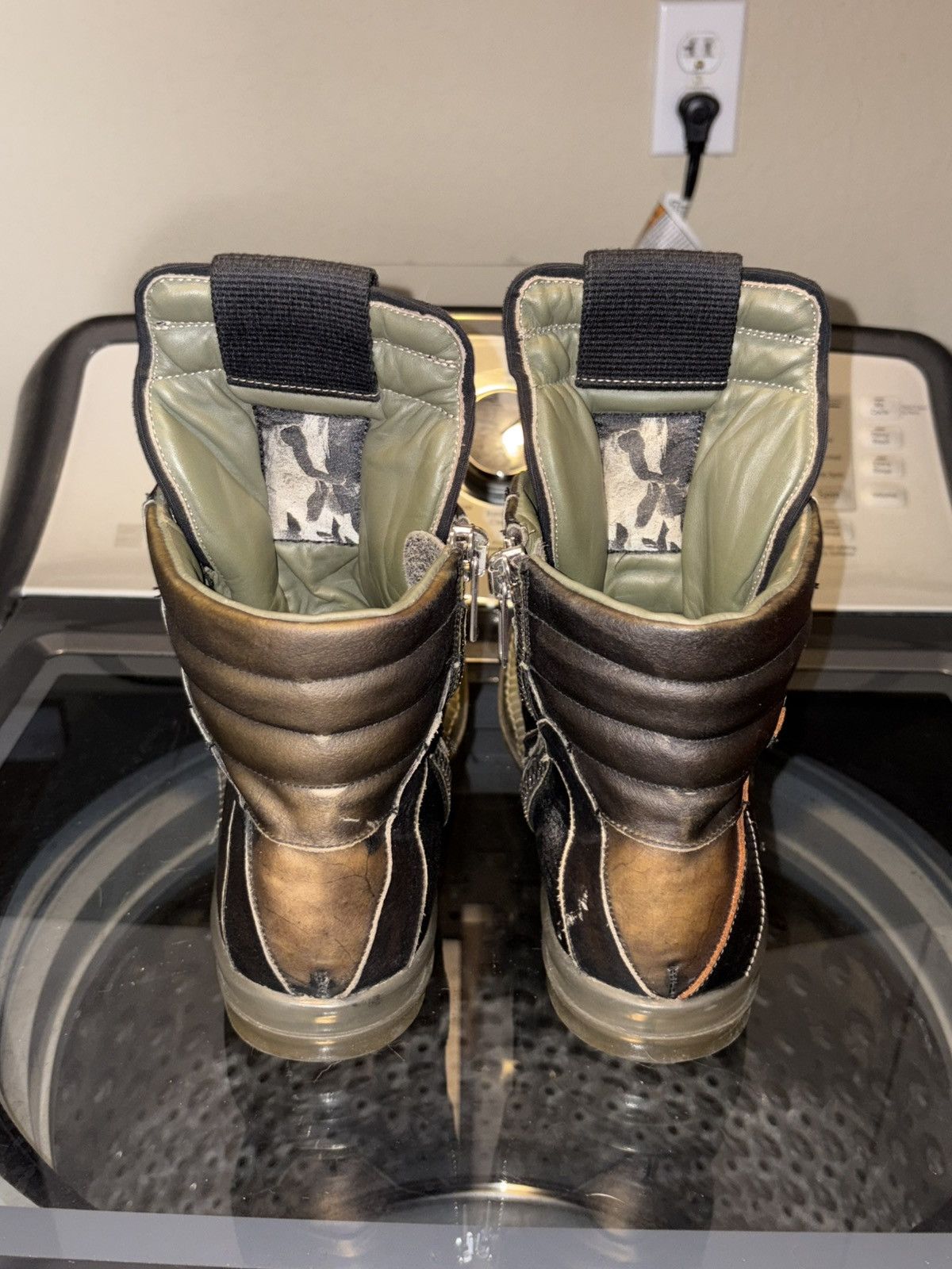 Rick Owens SS19 Babel Transparent Brown Geobaskets Size US 8.5 / EU 41-42 - 10 Thumbnail