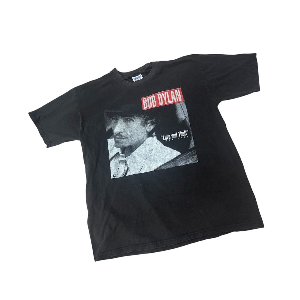 Vintage Vintage 00s Bob Dylan Love and Theft 2001 Tour T Shirt Size US L / EU 52-54 / 3 - 1 Thumbnail