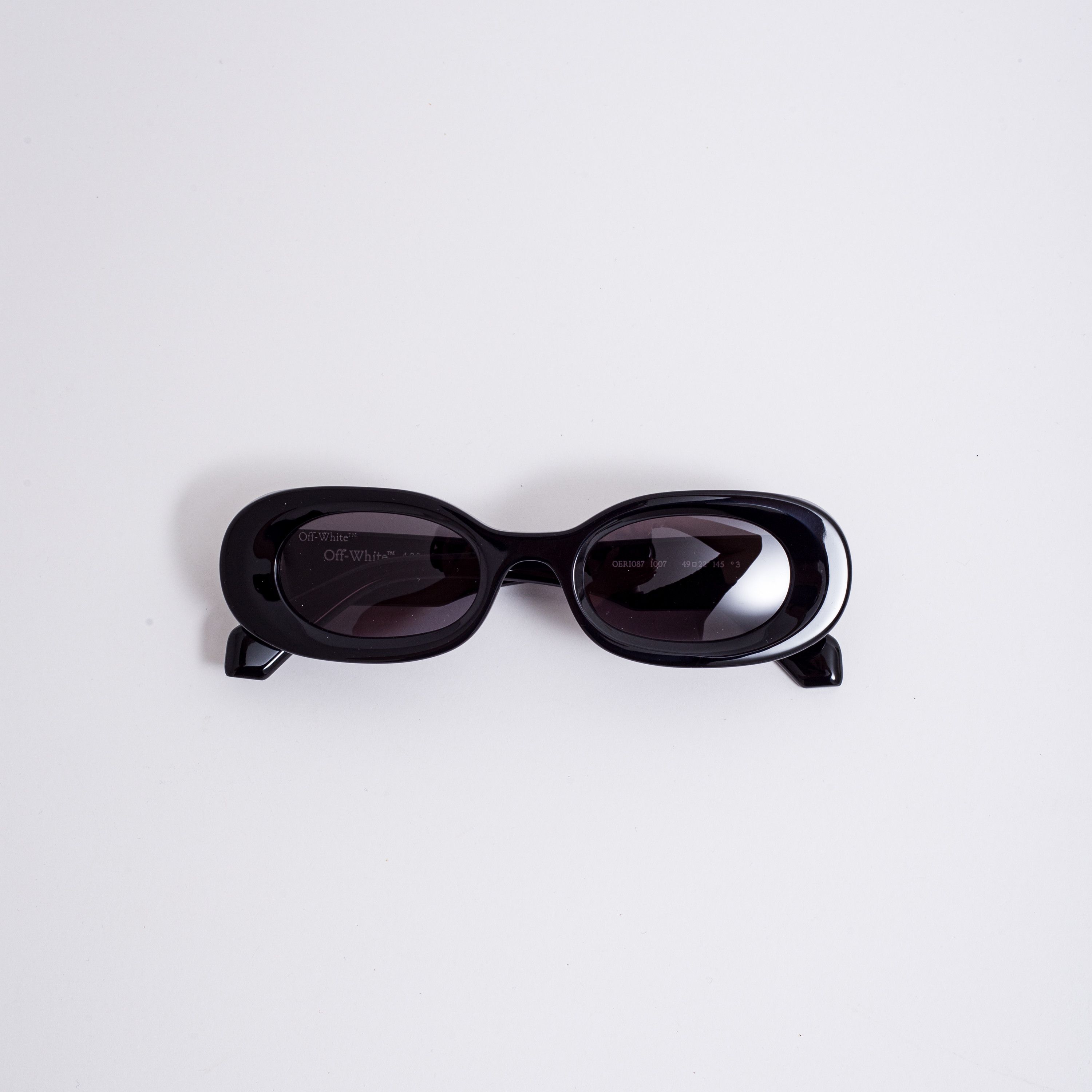 Off-White OFF WHITE Amalfi Oval-Frame Sunglasses BLACK Size ONE SIZE - 6 Thumbnail