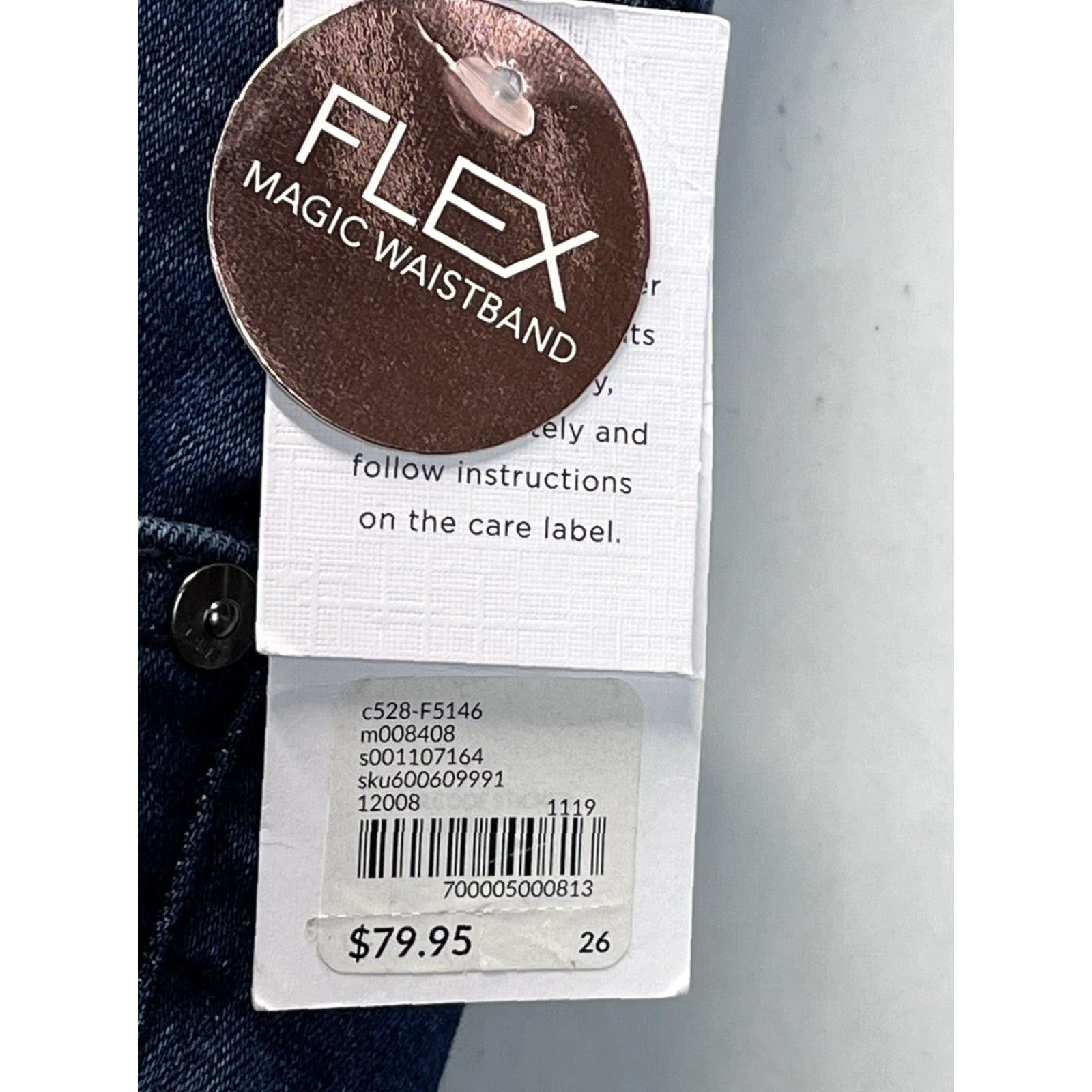 Vintage Lane Bryant High Rise Jegging Jeans Blue Plus Size 26 Women Size 26" / US 2 / IT 38 - 8 Thumbnail