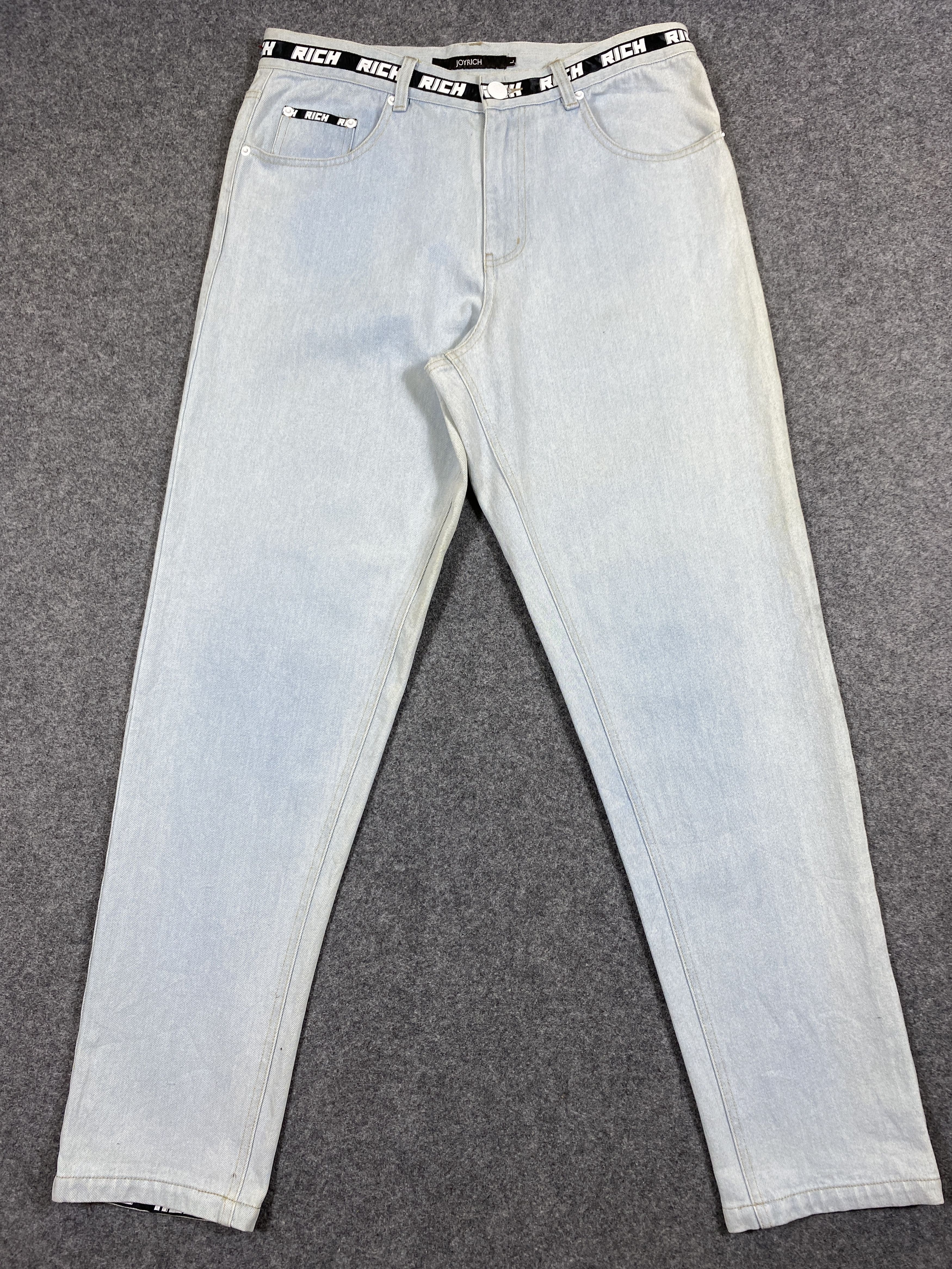 Vtg’Y2k🔥JOYRICH🔥Baggy Fit Light Blue Wash Jeans