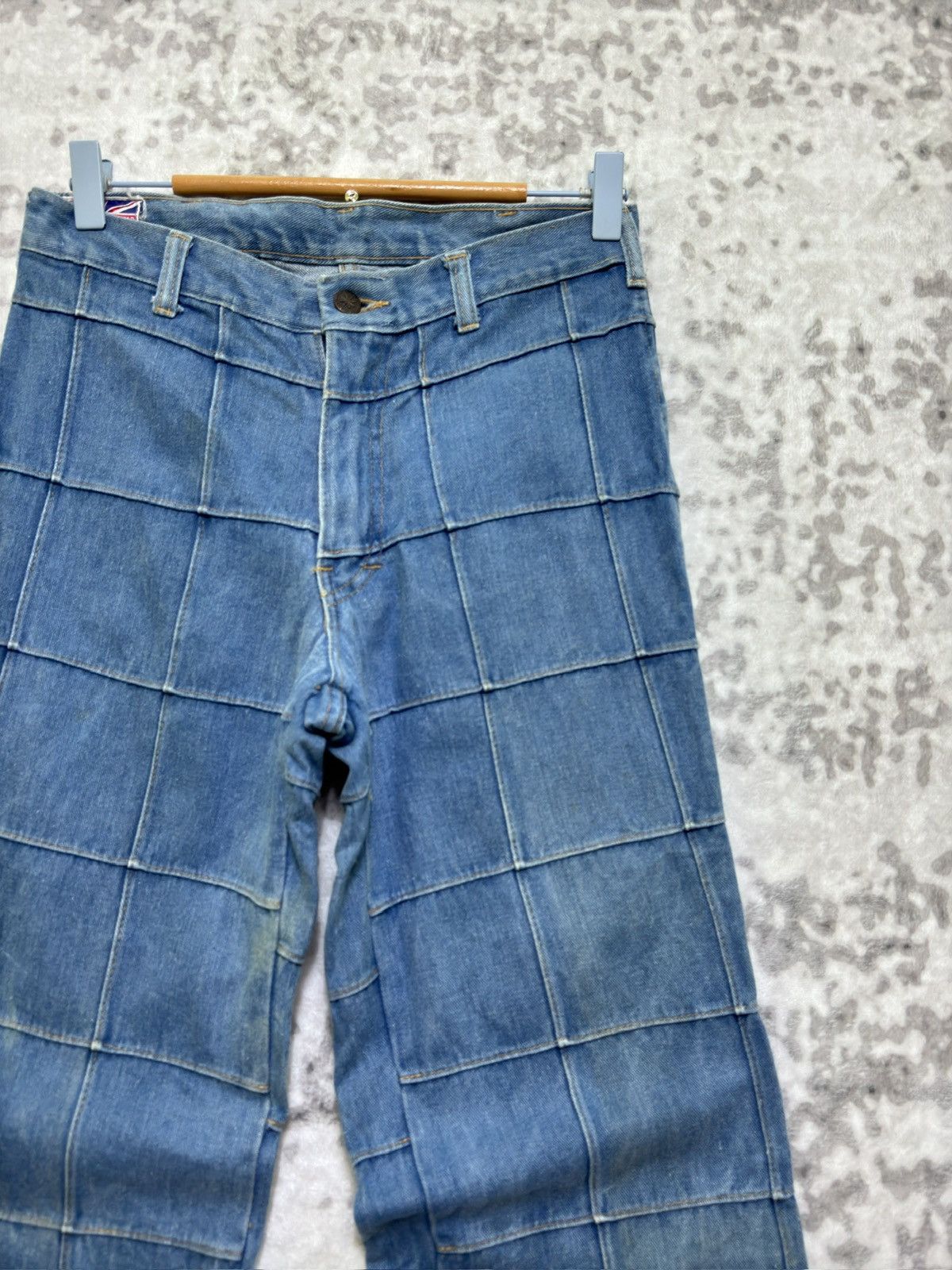 Hysteric Glamour Vintage Brittania Sportswear Reconstructed Flare Wide Leg Size US 28 / EU 44 - 5 Thumbnail