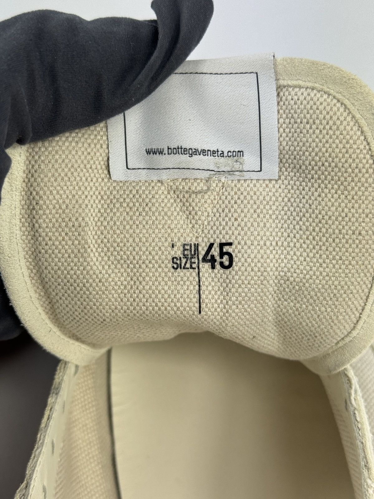Bottega Veneta CANVAS LOW TOP SNEAKERS Size US 12 / EU 45 - 9 Thumbnail