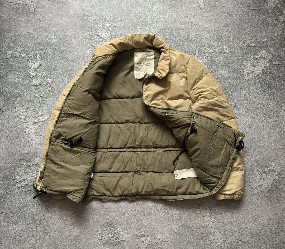 Denim & Supply Ralph Lauren × Polo Ralph Lauren × Ralph Lauren Denim & Supply Ralph Lauren down beige jacket puffer bomber Size US L / EU 52-54 / 3 - 13 Thumbnail