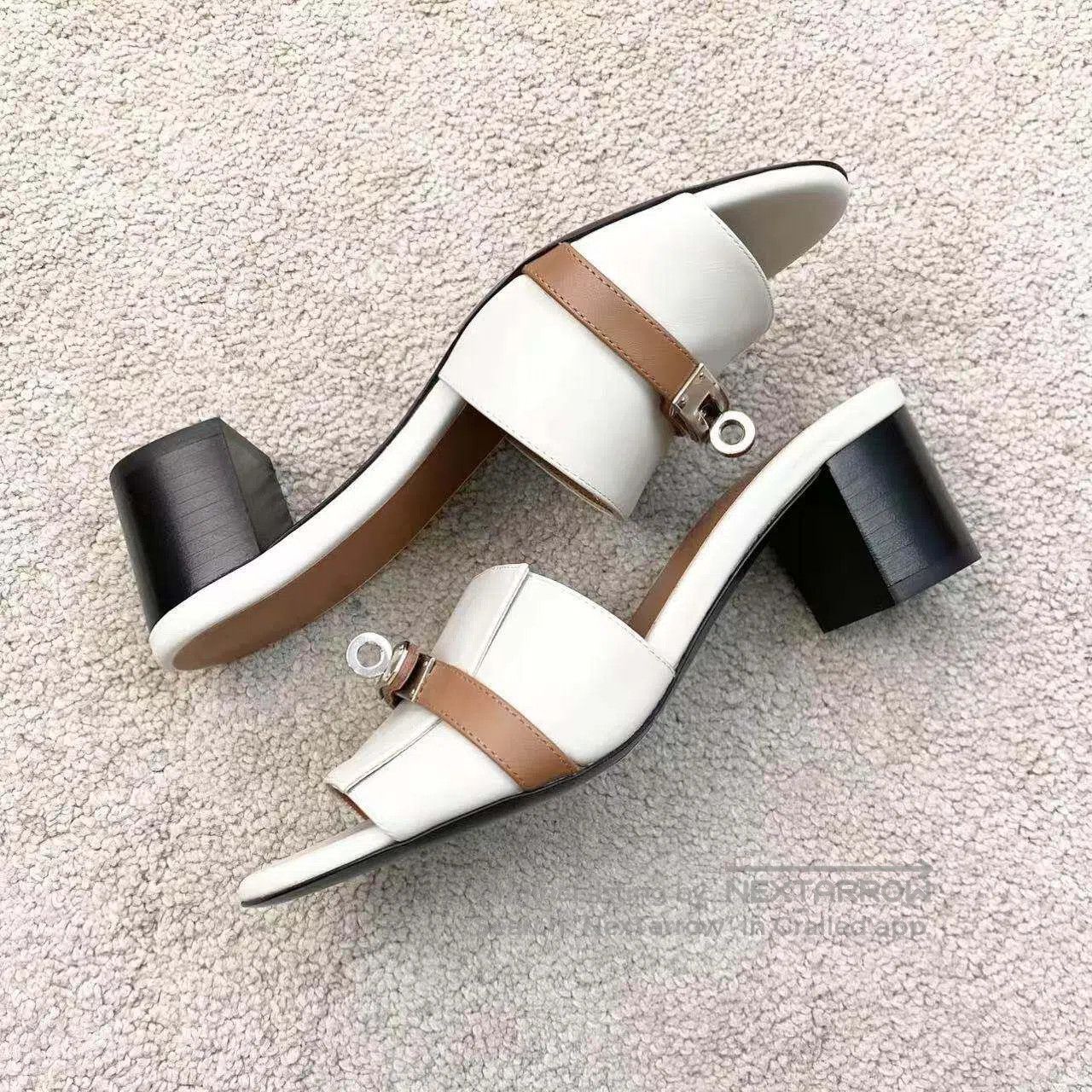 Hermes Hermes Kelly buttons up heeled slippers| Size US 4.5 / IT 34.5 - 5 Thumbnail
