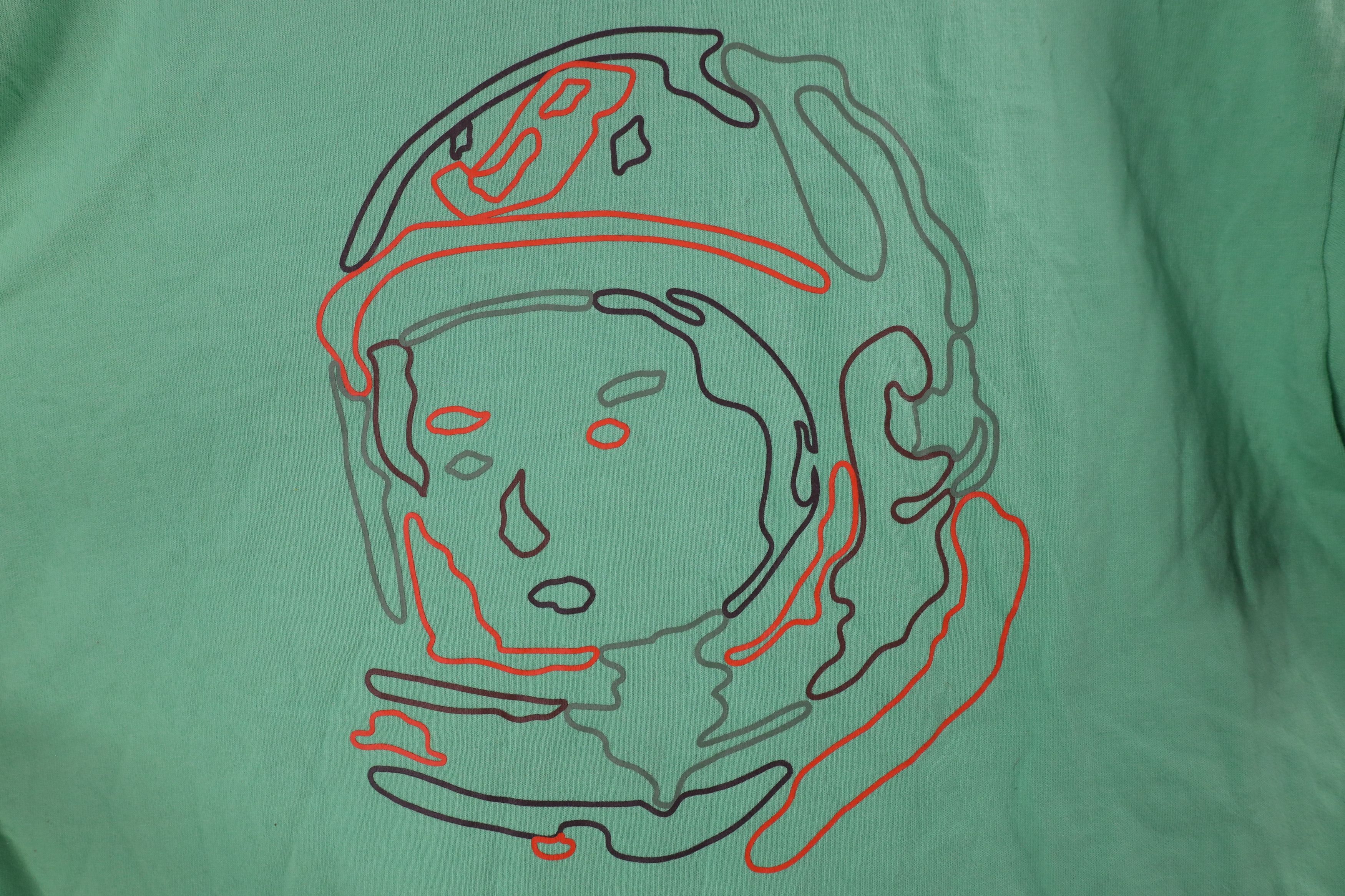 Billionaire Boys Club × Vintage Billionaire Boys Club Spell Out Spaceman T-Shirt Green Size US L / EU 52-54 / 3 - 4 Thumbnail