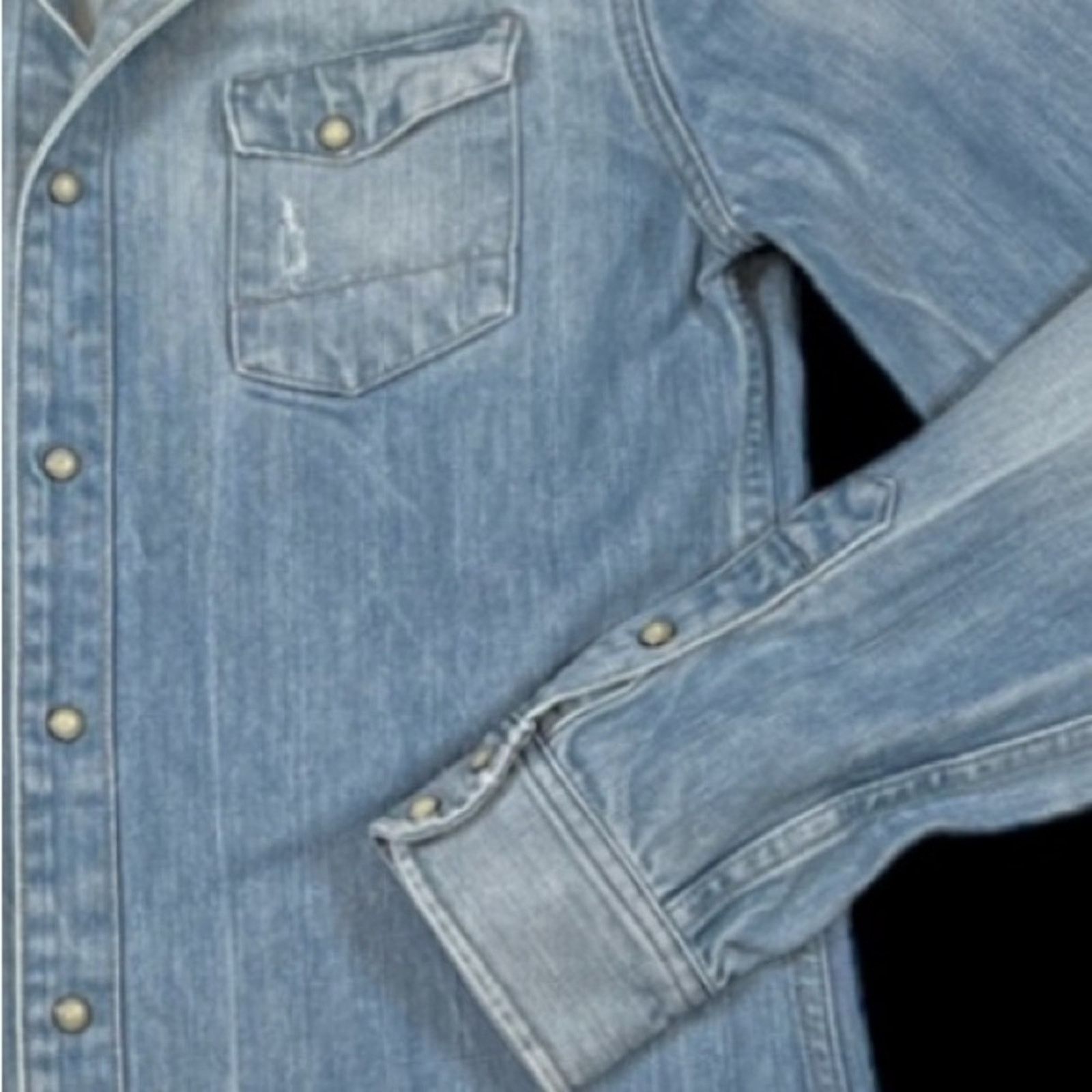Allsaints All Saints Denim Shirt in Blue | Size M Size US M / EU 48-50 / 2 - 4 Thumbnail