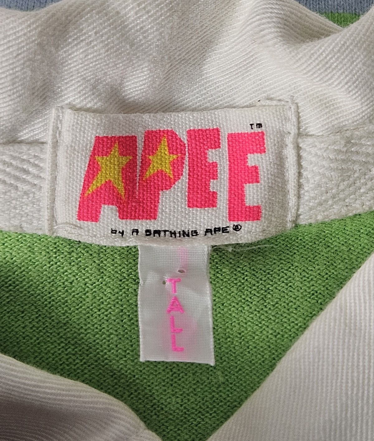 Bape A Bathing Ape BAPE polo rugby stripe Size S / US 4 / IT 40 - 5 Thumbnail